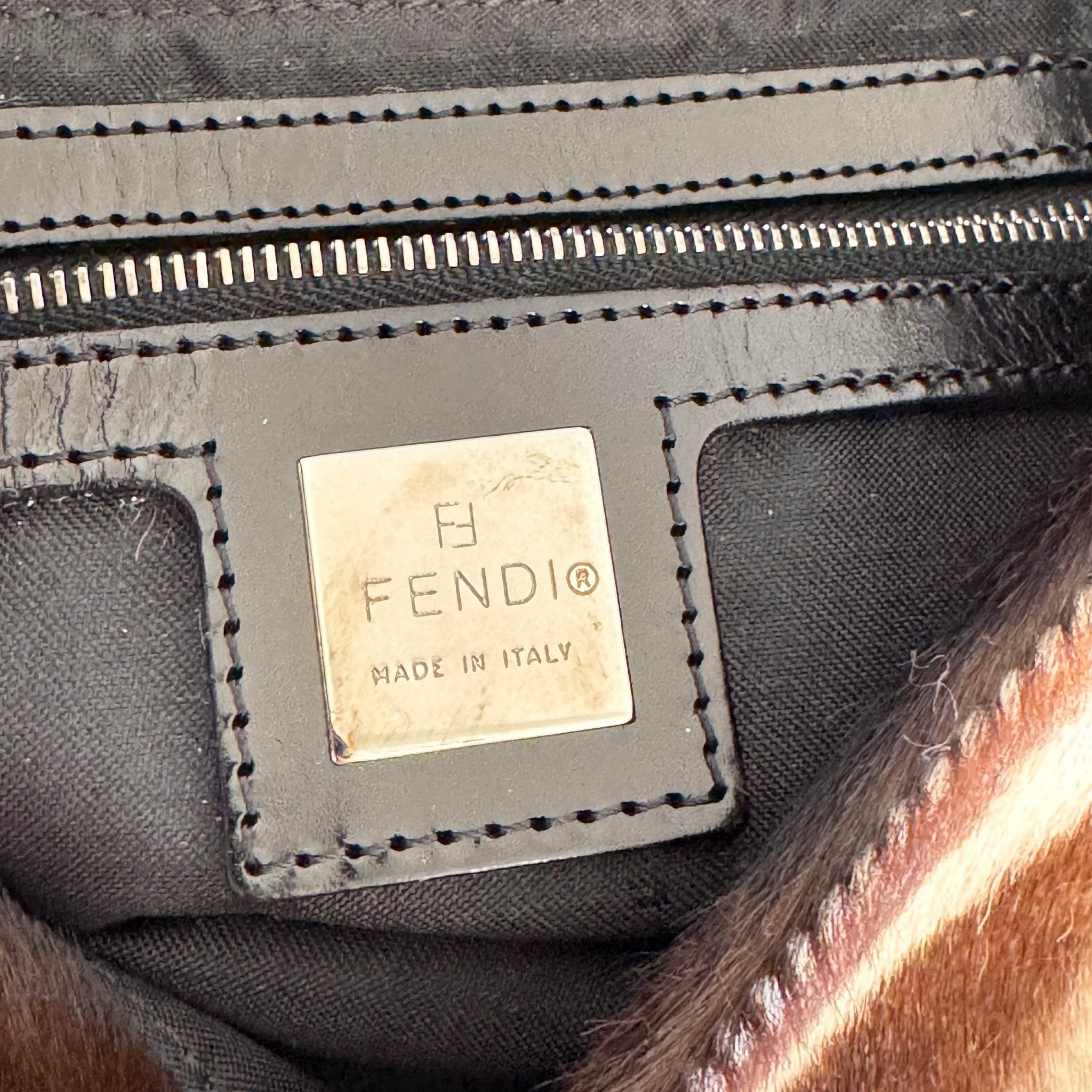 FENDI Baguette Pony Hair Zebra Design with Mirror Shoulder Bag, in , Sold by HIVE PRELOVED - Shoulder Bags, ,