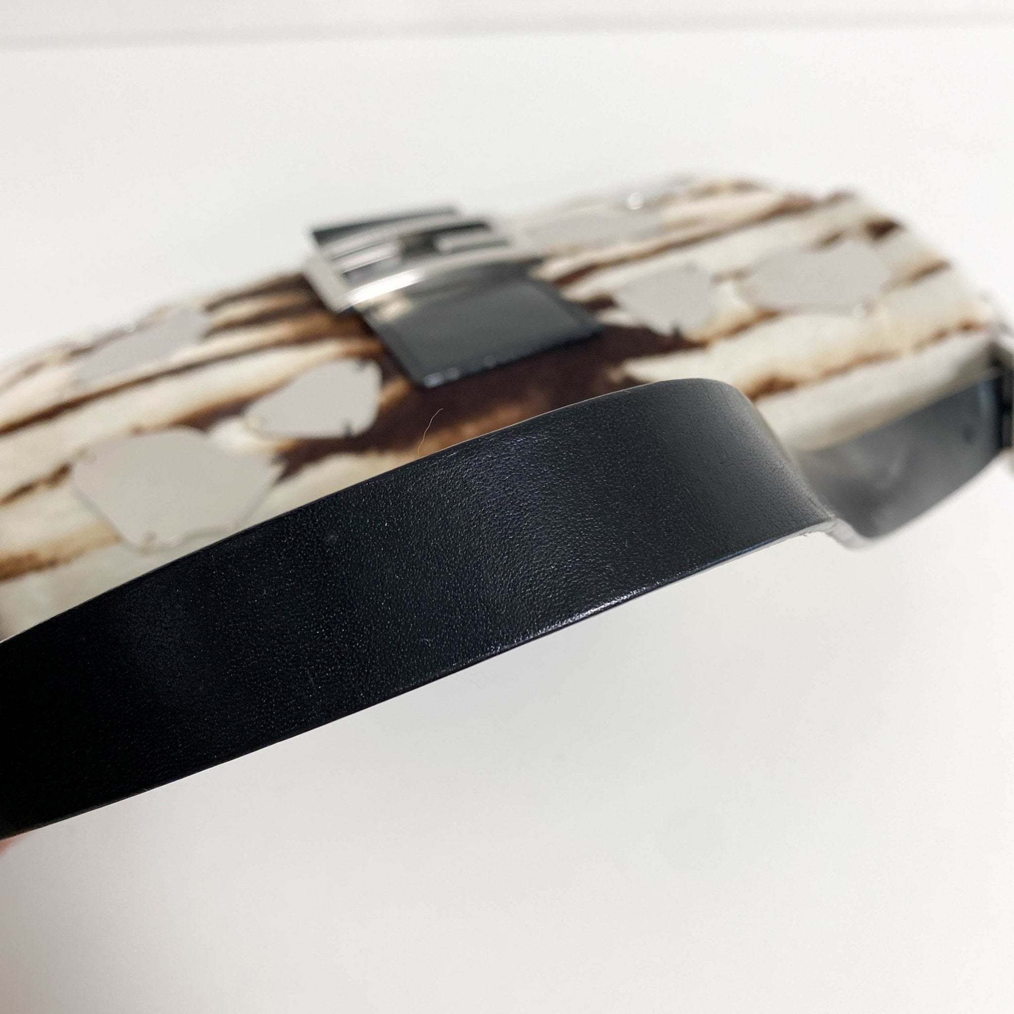 FENDI Baguette Pony Hair Zebra Design with Mirror Shoulder Bag, in , Sold by HIVE PRELOVED - Shoulder Bags, ,