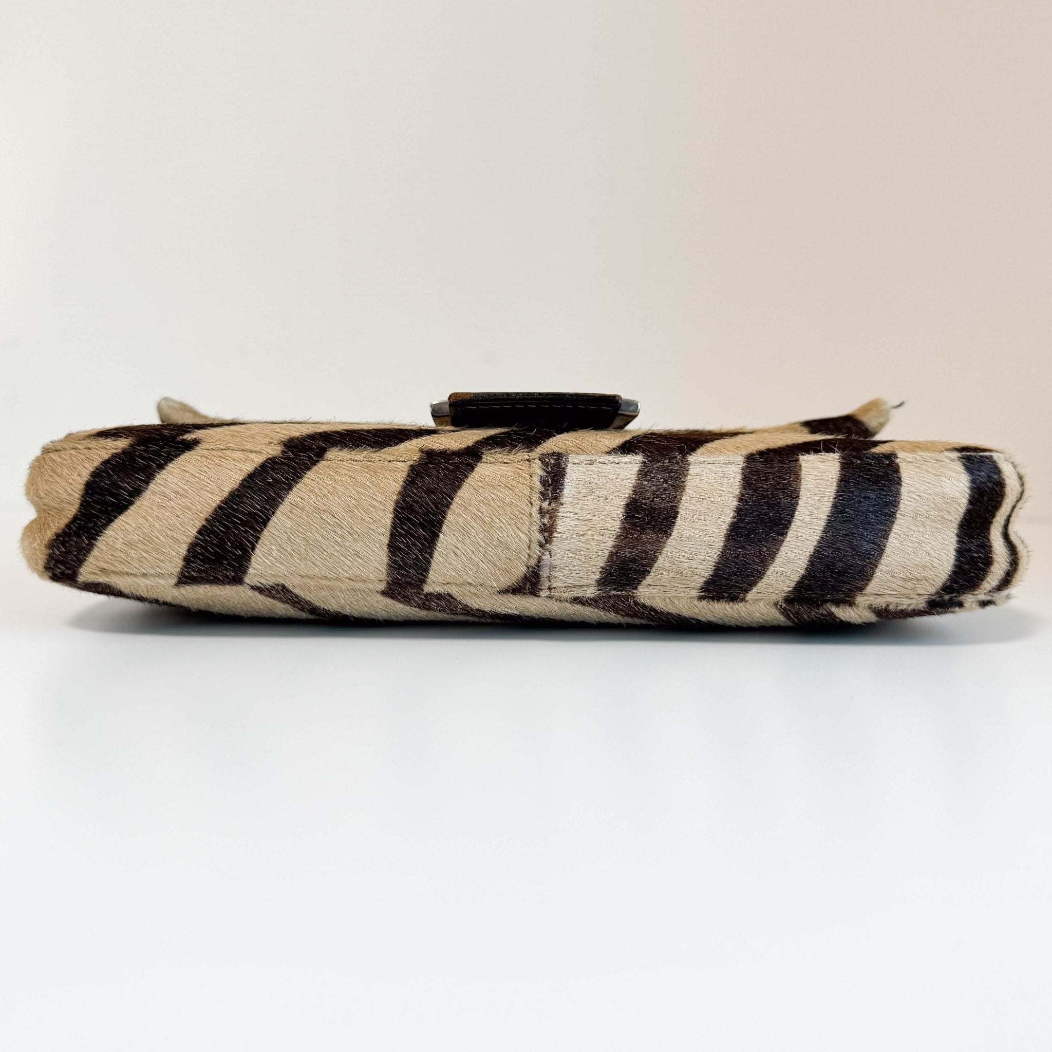 FENDI Baguette Pony - style Carfskin Leather Zebra Print, in , Sold by HIVE PRELOVED - Shoulder Bags, ,