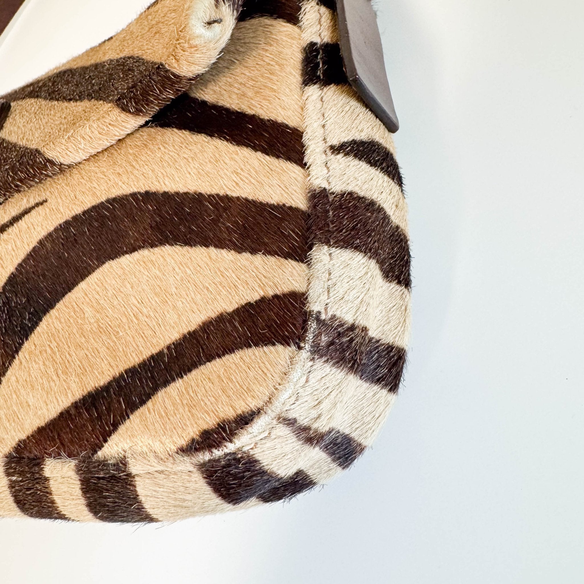 FENDI Baguette Pony - style Carfskin Leather Zebra Print, in , Sold by HIVE PRELOVED - Shoulder Bags, ,