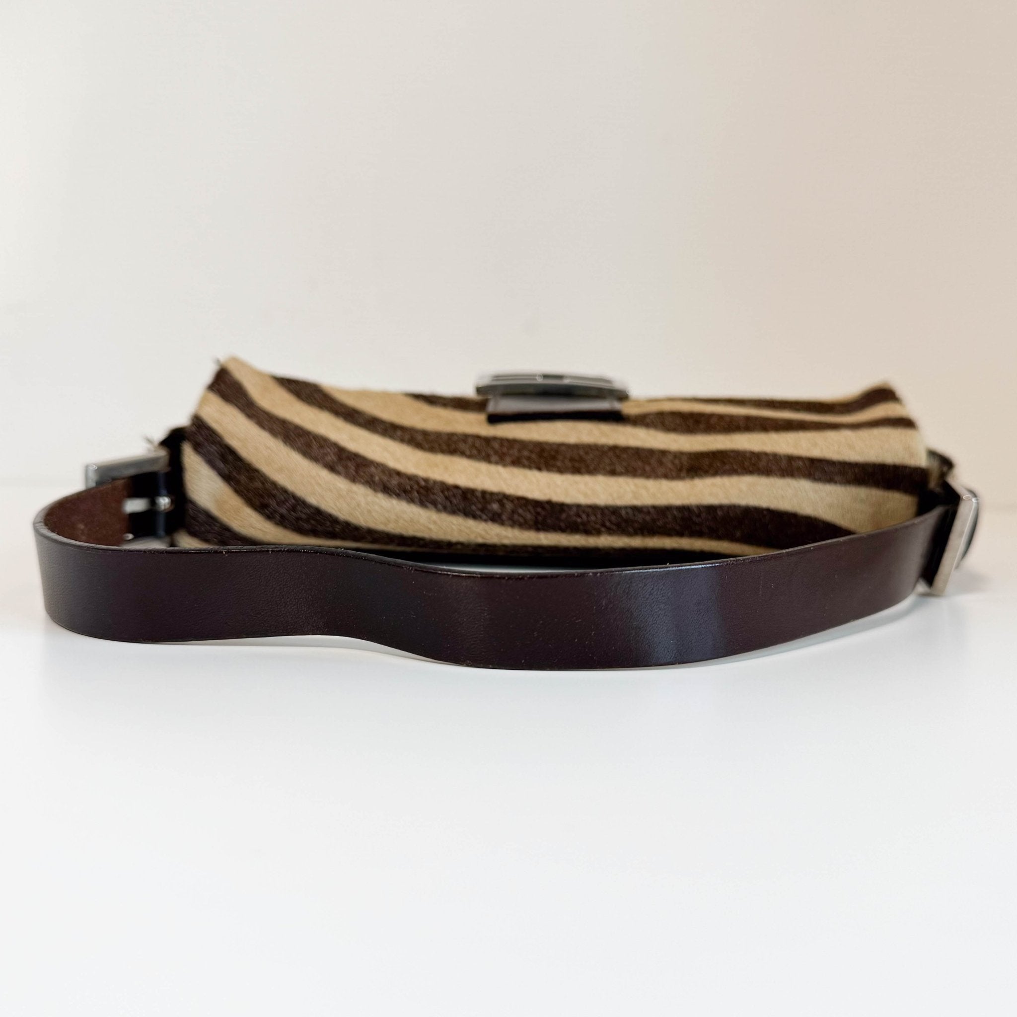 FENDI Baguette Pony - style Carfskin Leather Zebra Print, in , Sold by HIVE PRELOVED - Shoulder Bags, ,