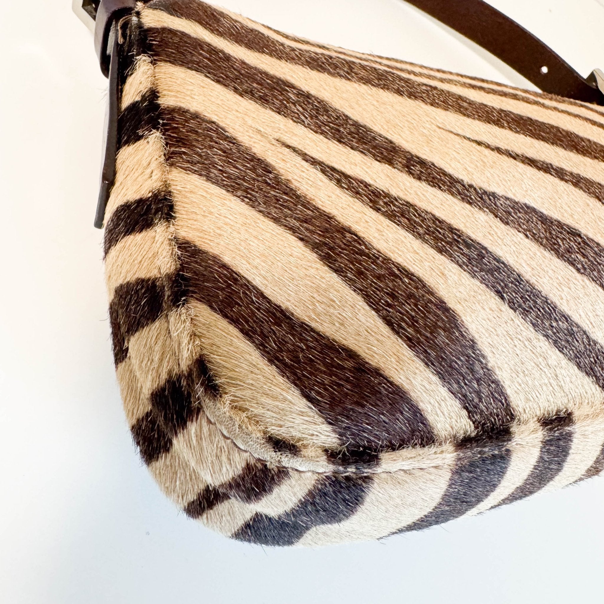 FENDI Baguette Pony - style Carfskin Leather Zebra Print, in , Sold by HIVE PRELOVED - Shoulder Bags, ,