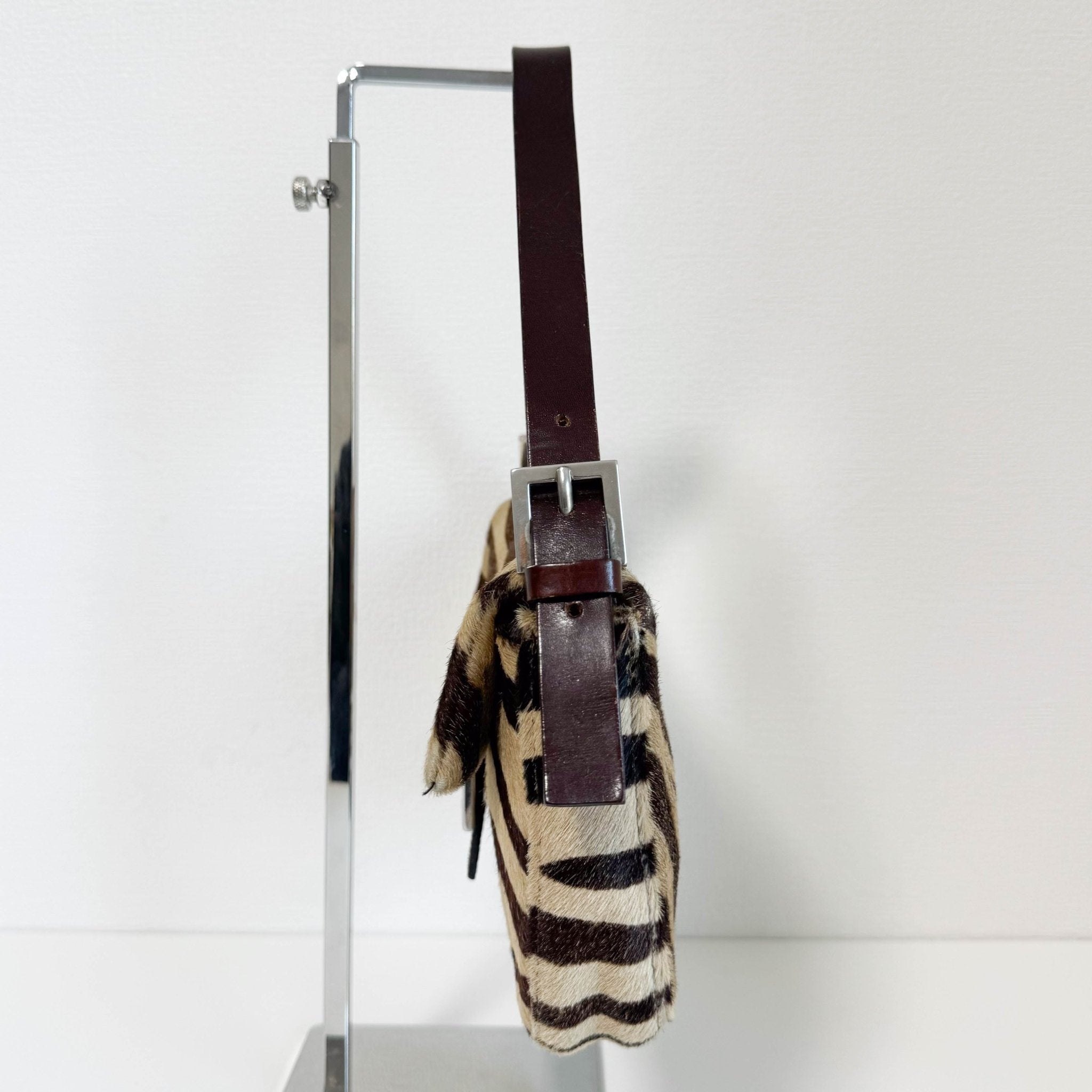 FENDI Baguette Pony - style Carfskin Leather Zebra Print, in , Sold by HIVE PRELOVED - Shoulder Bags, ,