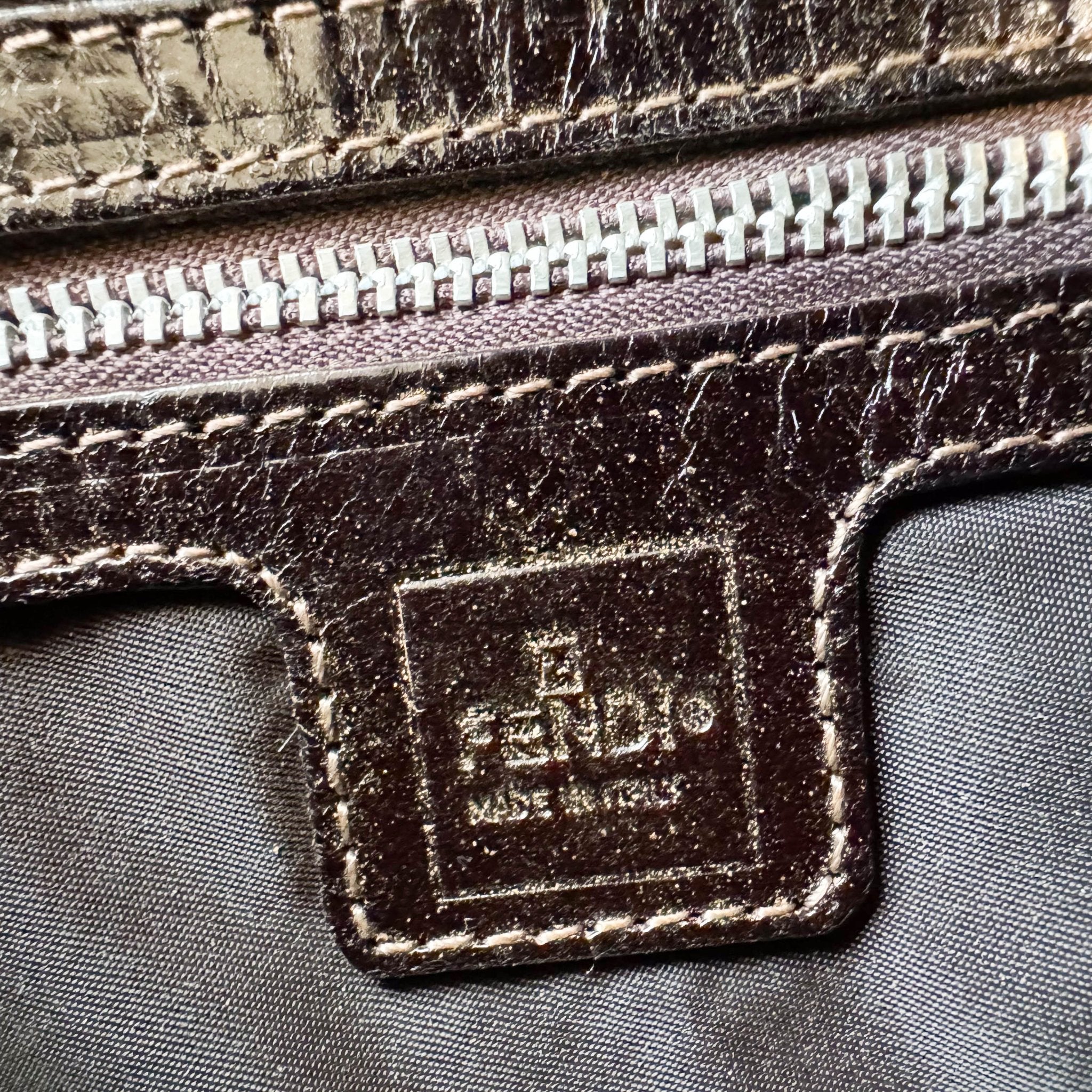 FENDI Baguette Pony - style Carfskin Leather Zebra Print, in , Sold by HIVE PRELOVED - Shoulder Bags, ,