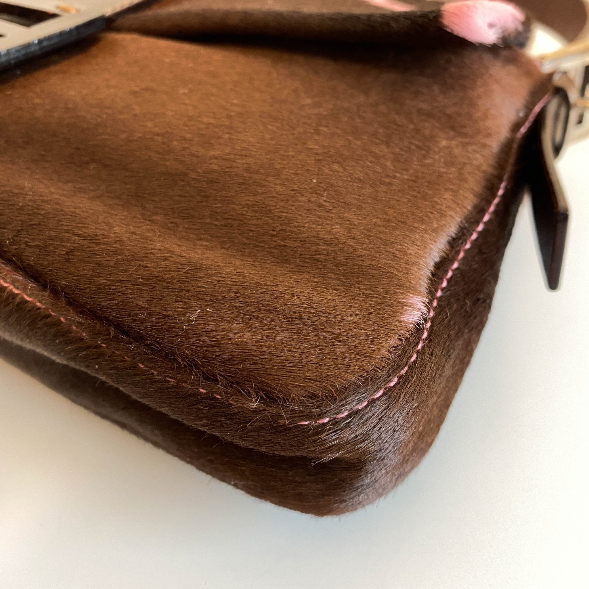 FENDI Baguette Ponyhair - style Cow print Shoulder Bag, in , Sold by HIVE PRELOVED - Shoulder Bags, ,