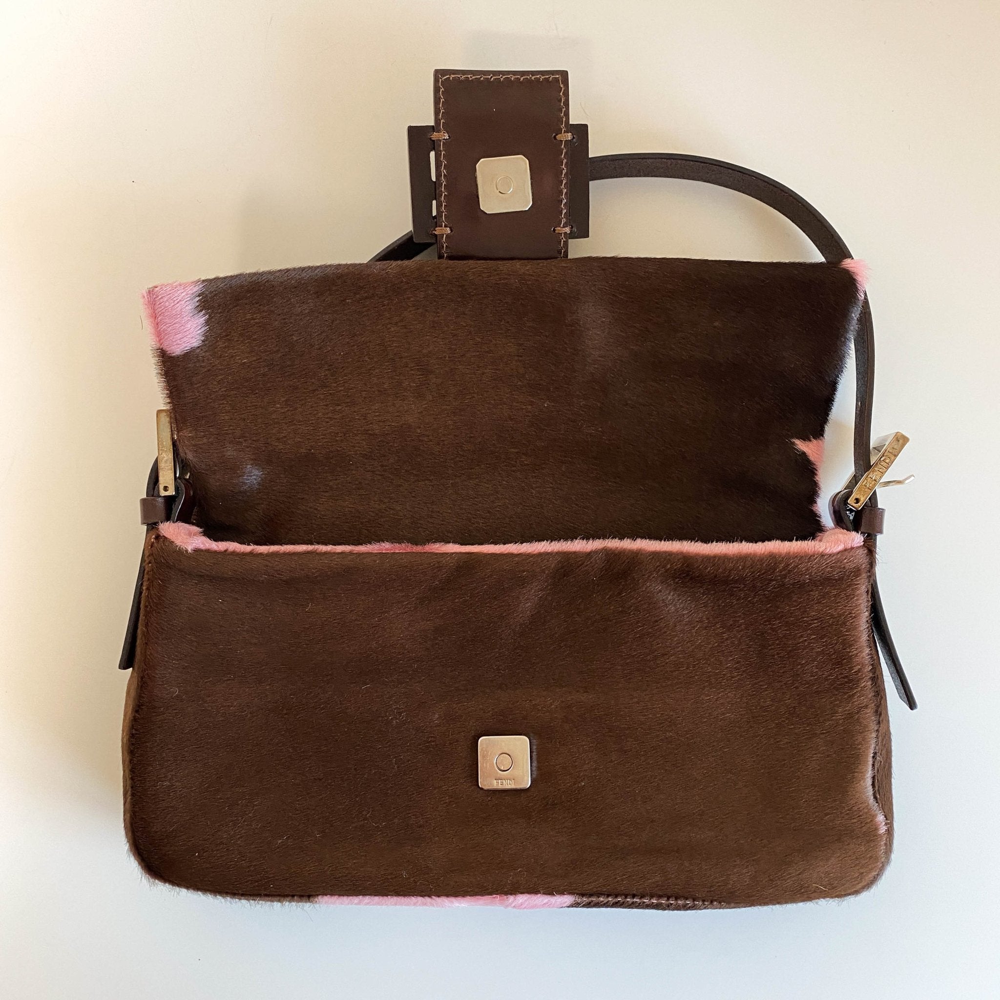 FENDI Baguette Ponyhair - style Cow print Shoulder Bag, in , Sold by HIVE PRELOVED - Shoulder Bags, ,