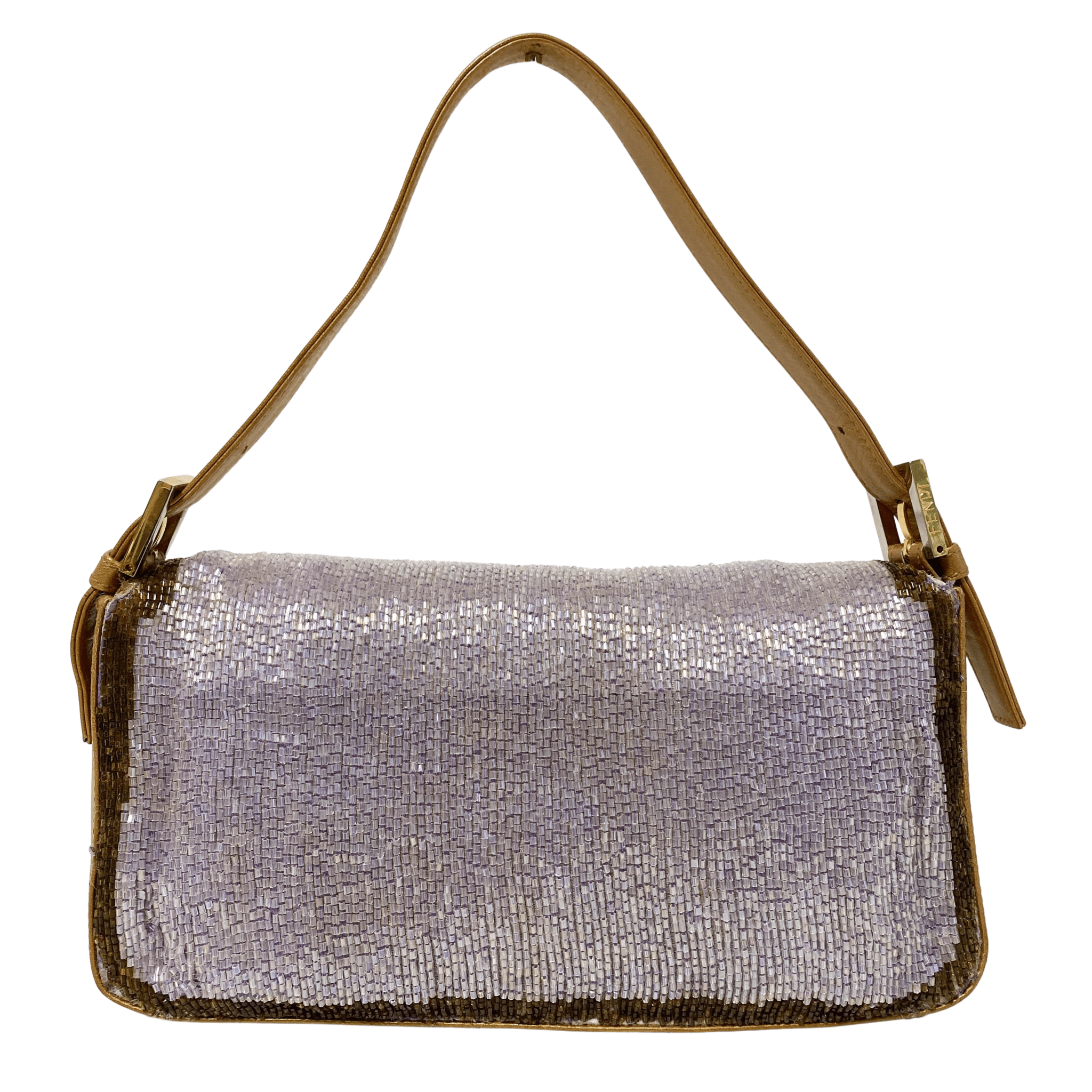 FENDI Baguette Purple Beaded Shoulder Bag, in , Sold by HIVE PRELOVED - Shoulder Bags, ,