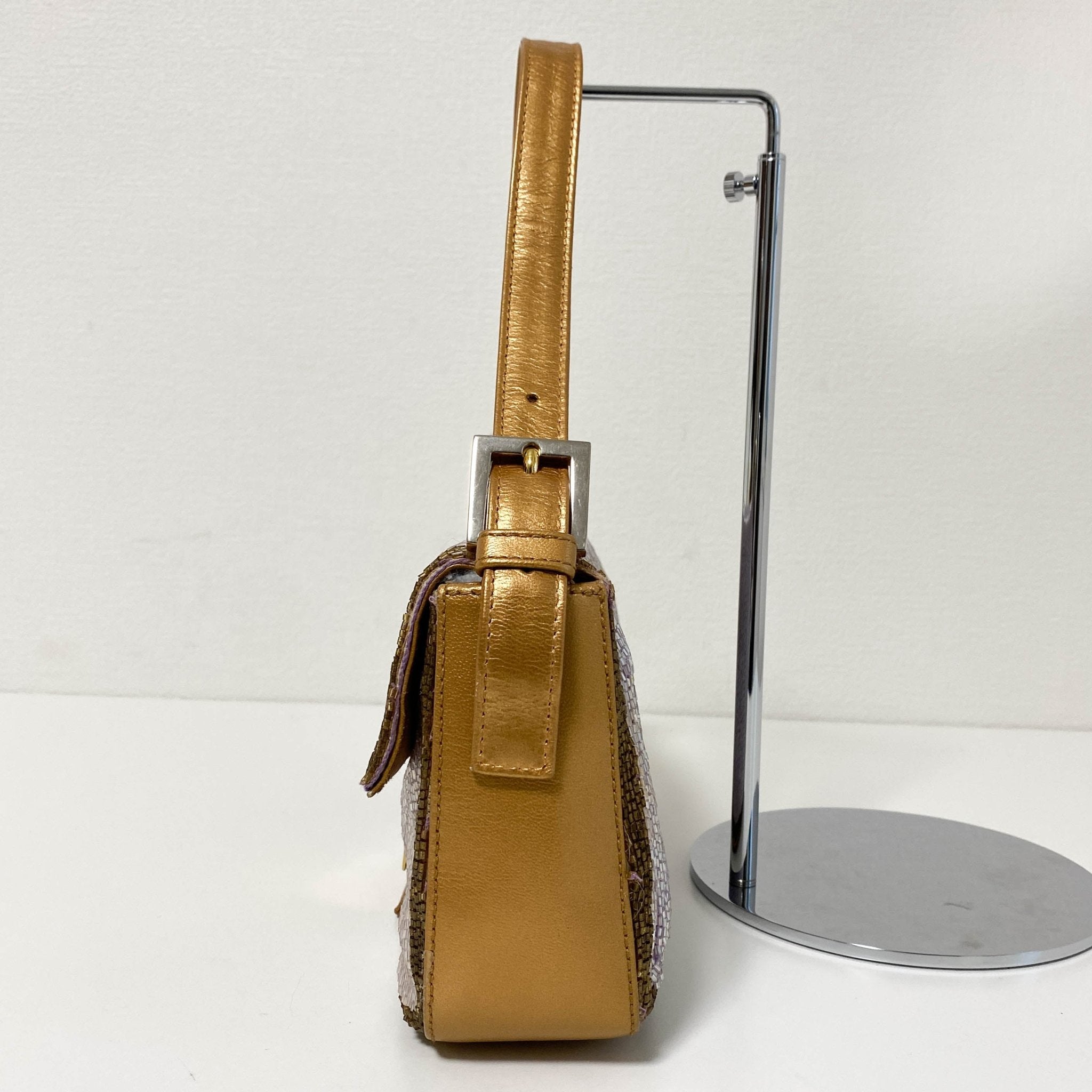 FENDI Baguette Purple Beaded Shoulder Bag, in , Sold by HIVE PRELOVED - Shoulder Bags, ,