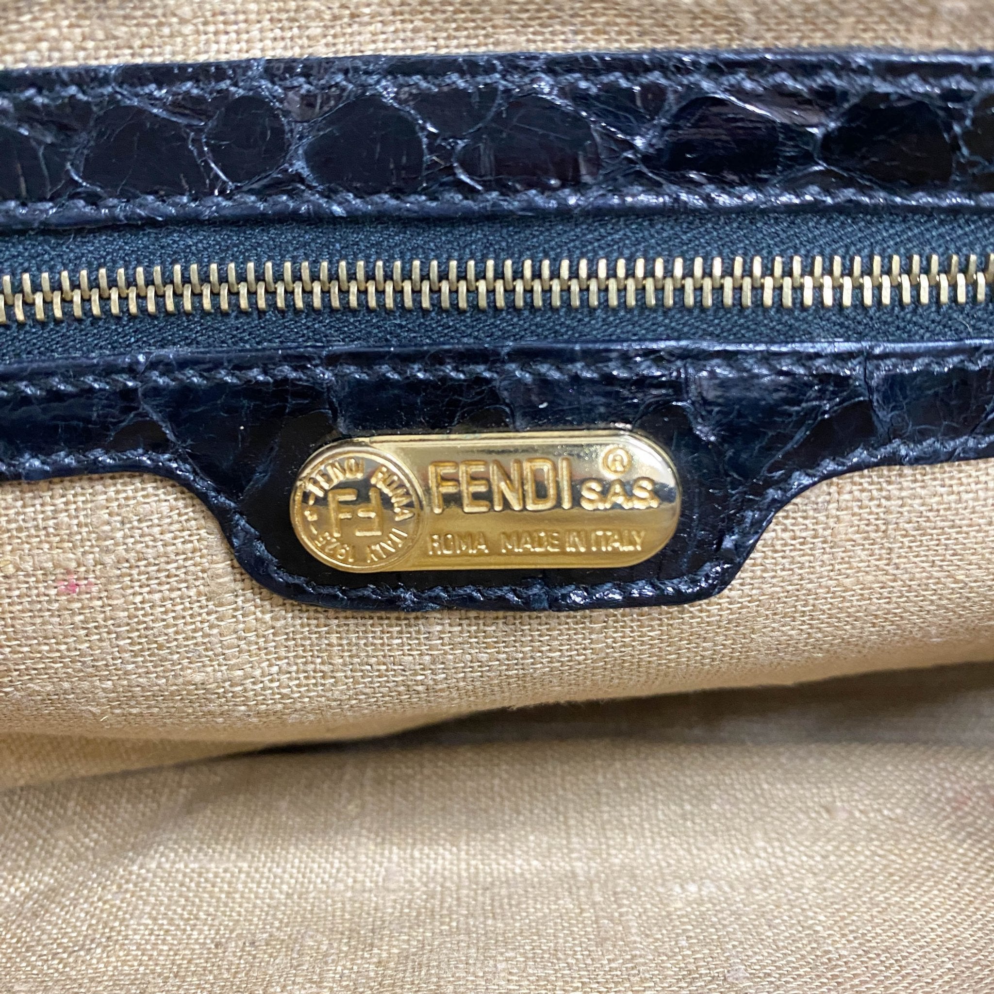 FENDI Baguette Purple / Black Trim Beaded Shoulder Bag, in , Sold by HIVE PRELOVED - Shoulder Bags, ,