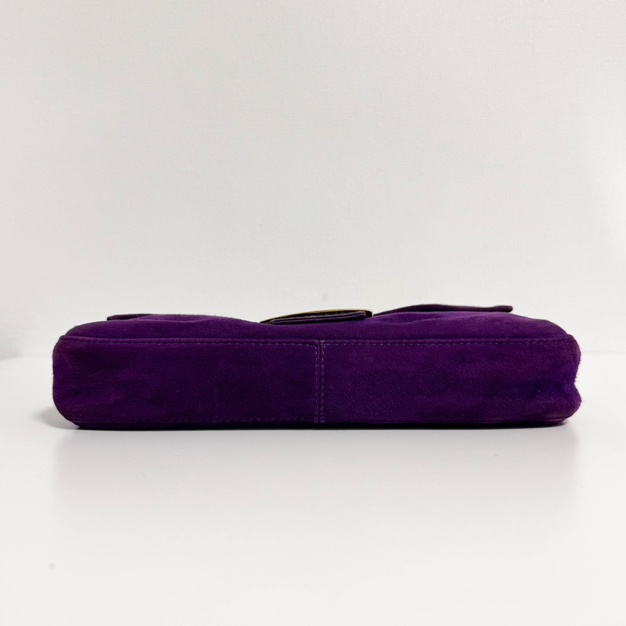 FENDI Baguette Purple Suede Shoulder Bag, in , Sold by HIVE PRELOVED - Shoulder Bags, ,