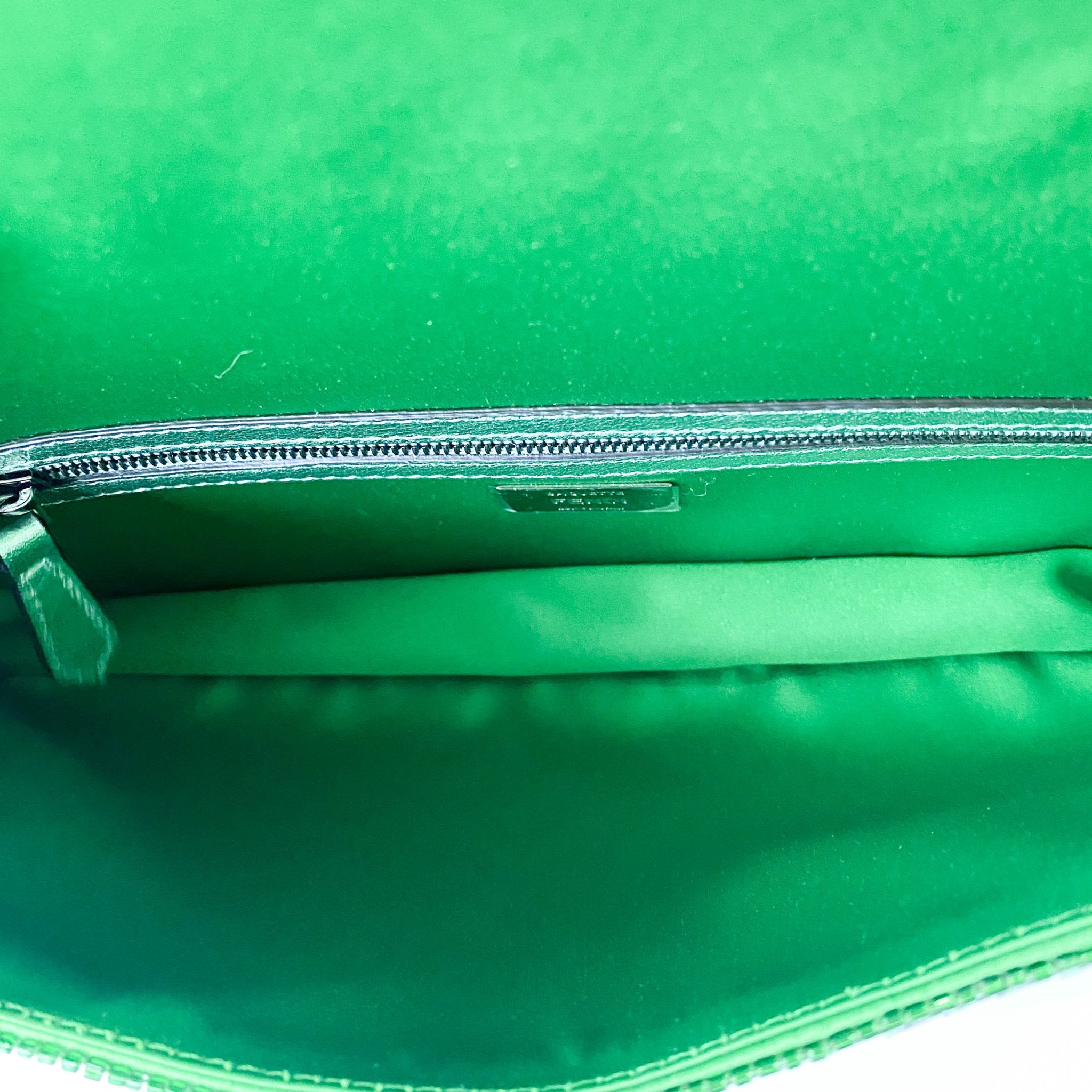 FENDI Baguette Re - Edition 1997 Green Sequin Shoulder Bag, in , Sold by HIVE PRELOVED - Shoulder Bags, ,