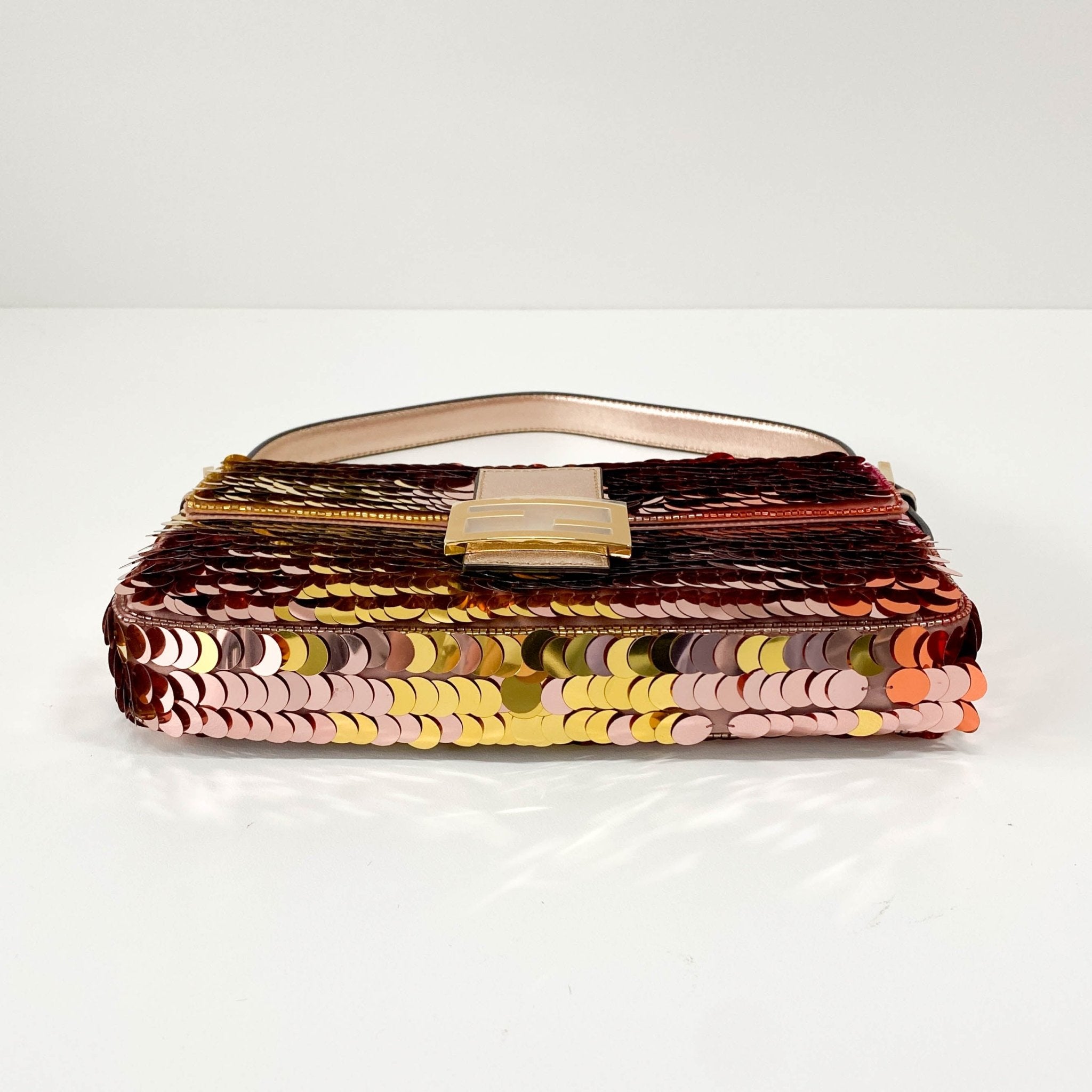 FENDI Baguette Re - Edition 1997 Pink/Red Multicolor Sequin Shoulder Bag, in , Sold by HIVE PRELOVED - Shoulder Bags, ,