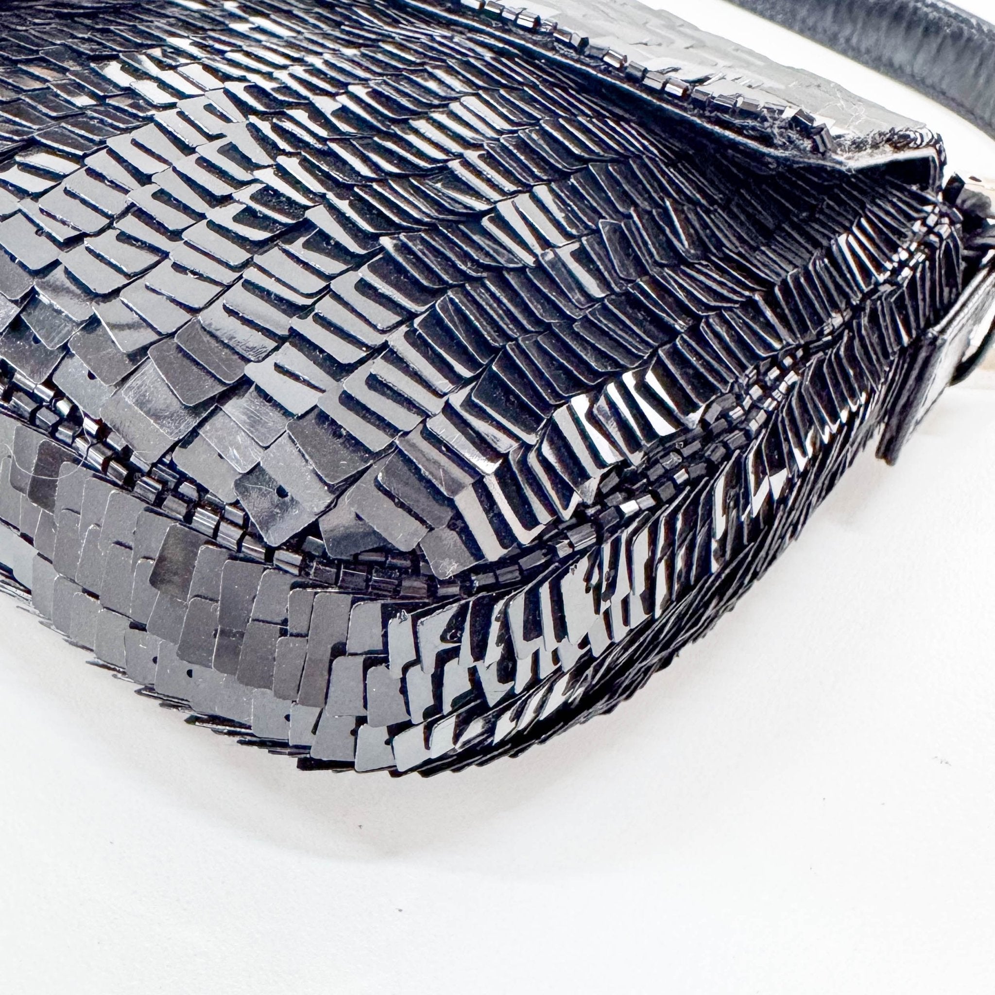 FENDI Baguette Sequin Black Shoulder Bag, in , Sold by HIVE PRELOVED - Shoulder Bags, ,