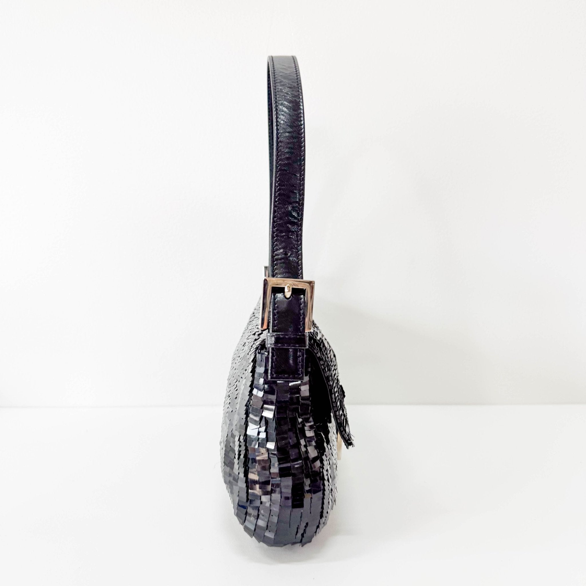 FENDI Baguette Sequin Black Shoulder Bag, in , Sold by HIVE PRELOVED - Shoulder Bags, ,