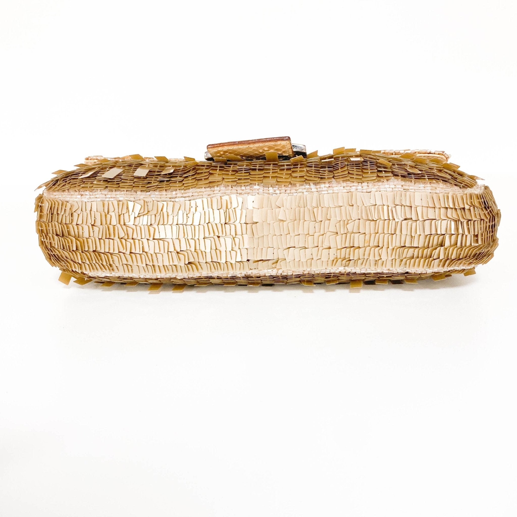 FENDI Baguette Sequin Champagne Gold, in , Sold by HIVE PRELOVED - Shoulder Bags, ,