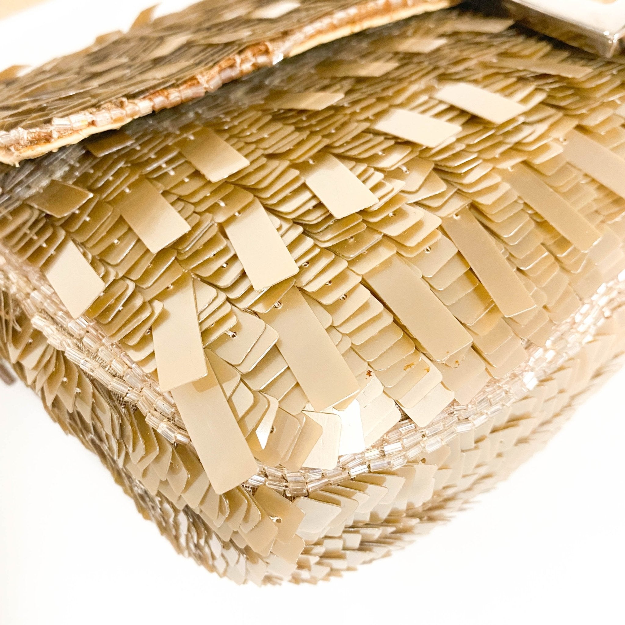 FENDI Baguette Sequin Champagne Gold, in , Sold by HIVE PRELOVED - Shoulder Bags, ,