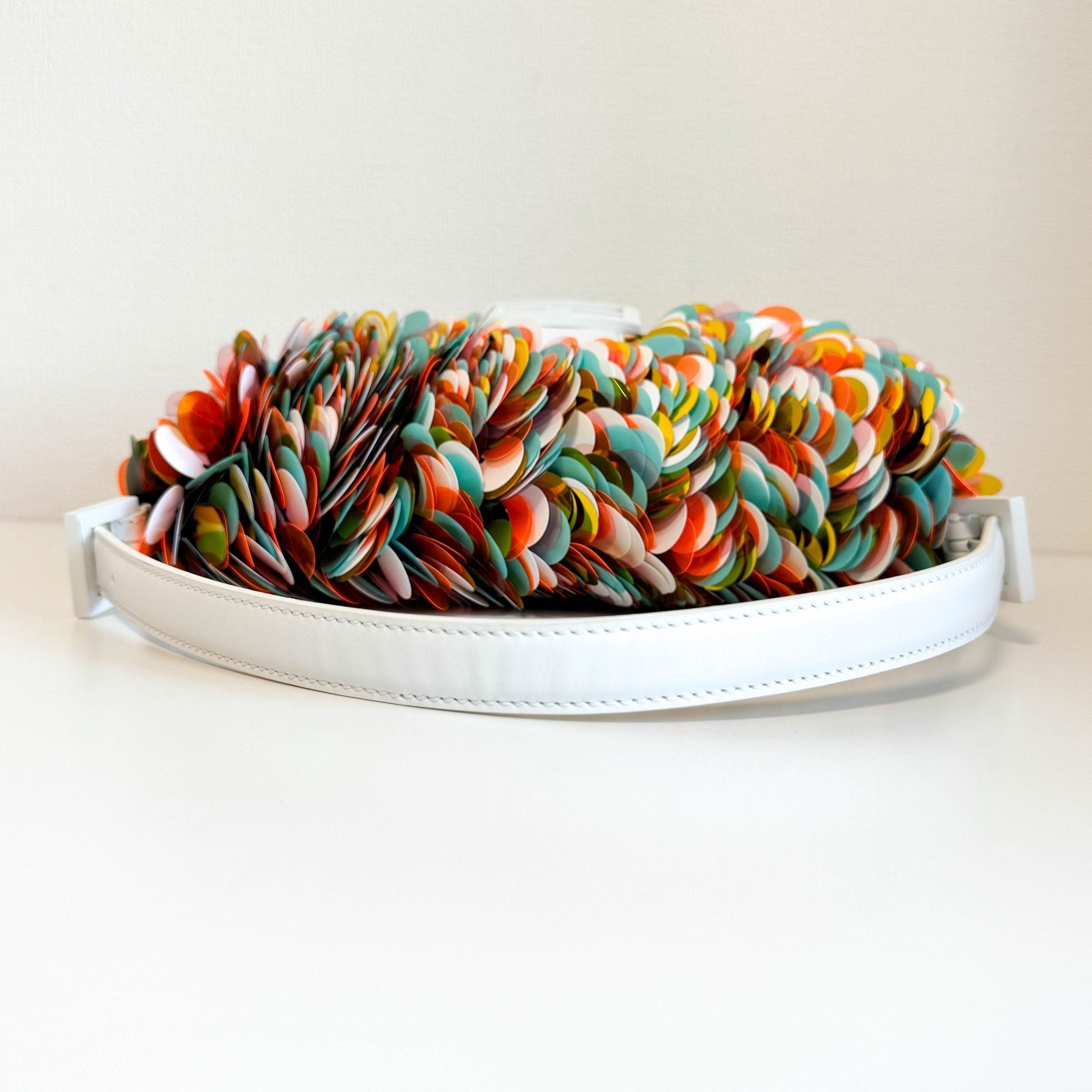 FENDI Baguette Sequin Paillettes Multicolour / White Shoulder Bag, in , Sold by HIVE PRELOVED - Shoulder Bags, ,