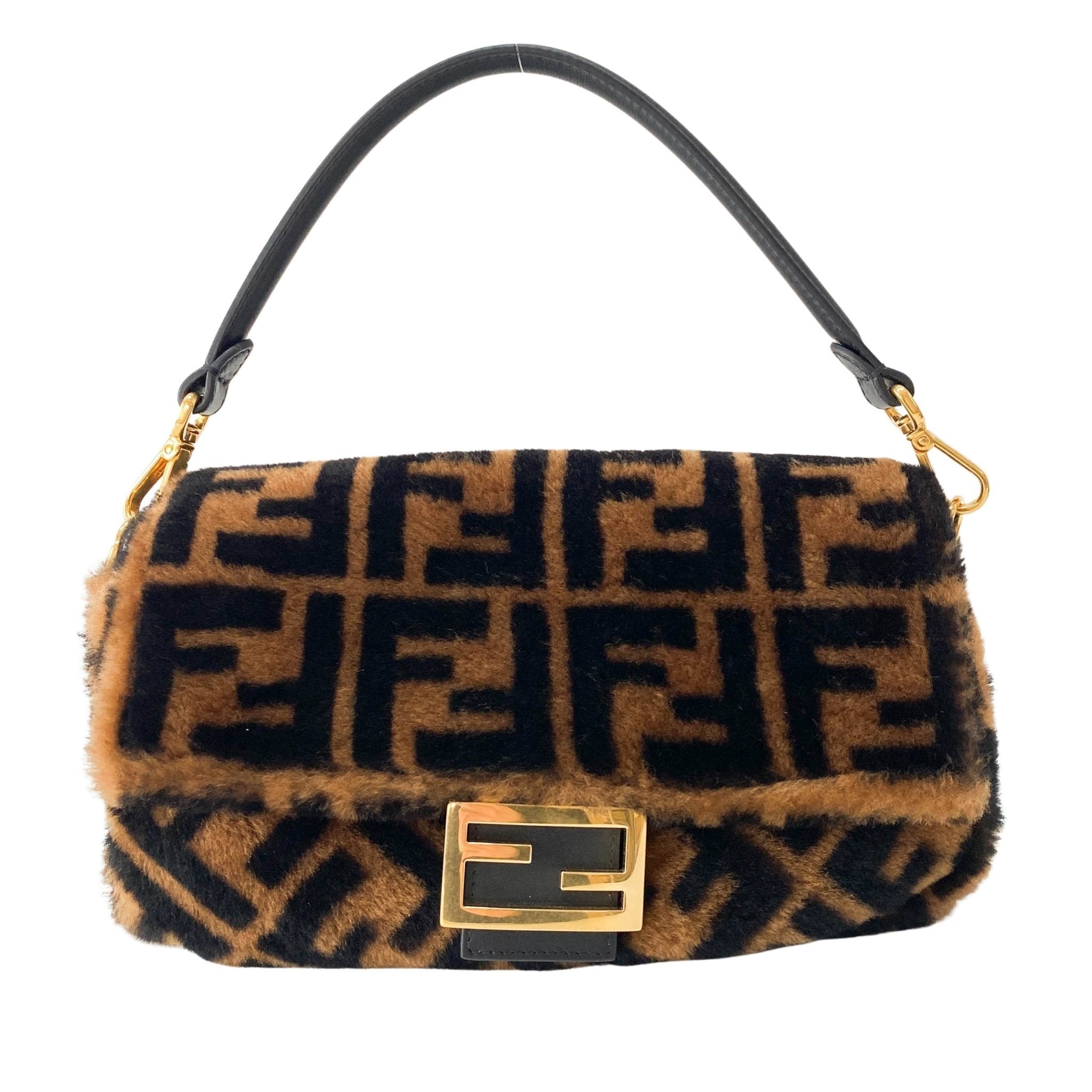FENDI Baguette Sheep Fur Shoulder Bag, in , Sold by HIVE PRELOVED - Shoulder Bags, ,