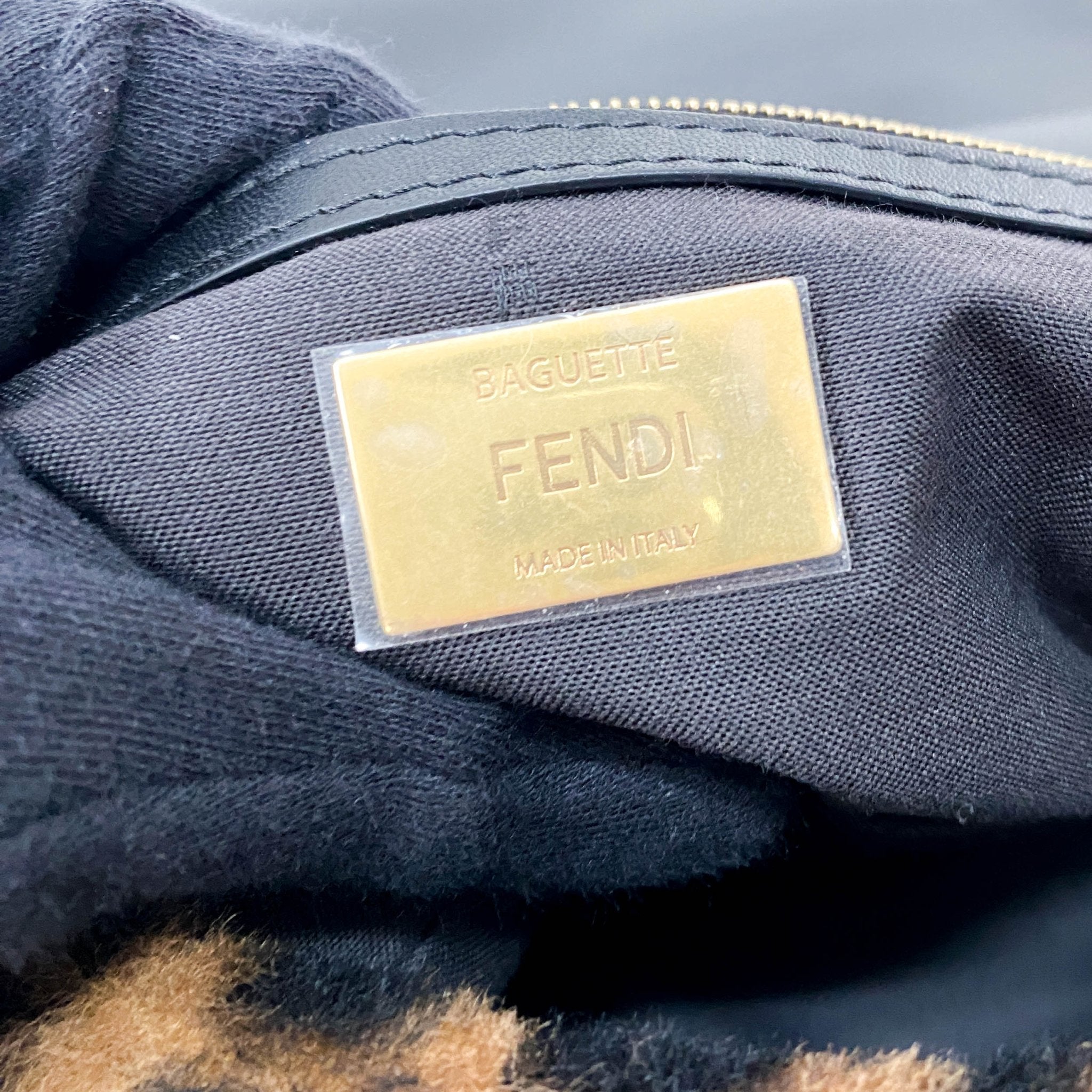 FENDI Baguette Sheep Fur Shoulder Bag, in , Sold by HIVE PRELOVED - Shoulder Bags, ,