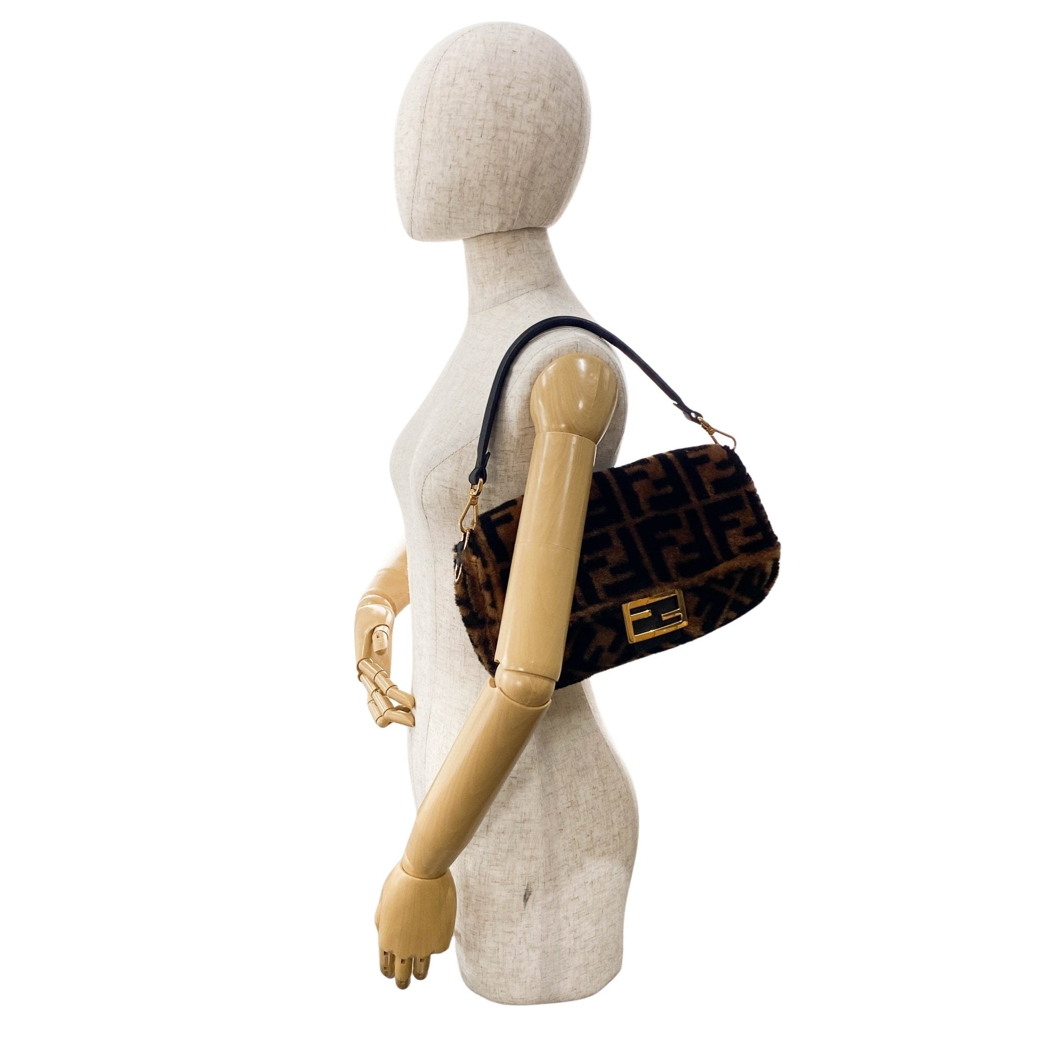 FENDI Baguette Sheep Fur Shoulder Bag, in , Sold by HIVE PRELOVED - Shoulder Bags, ,