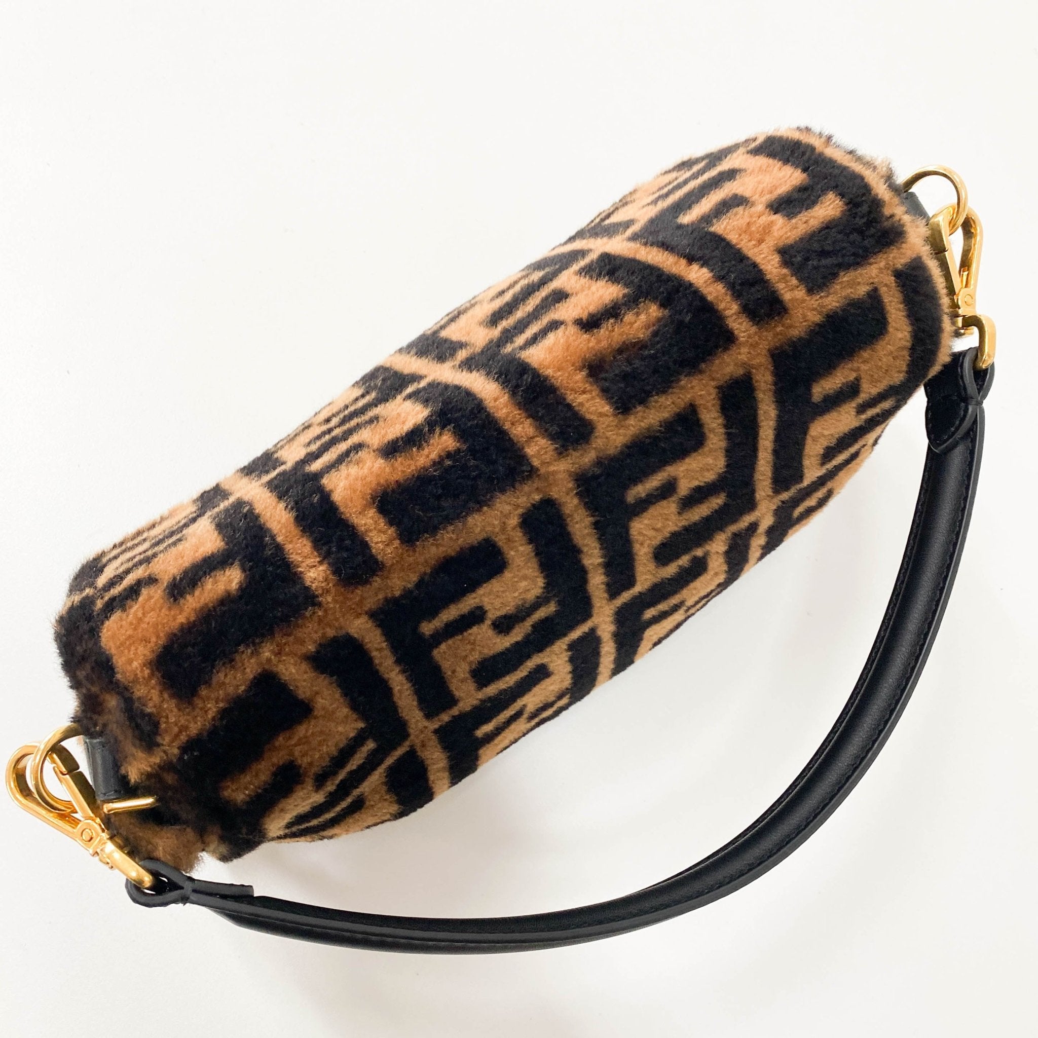 FENDI Baguette Sheep Fur Shoulder Bag, in , Sold by HIVE PRELOVED - Shoulder Bags, ,