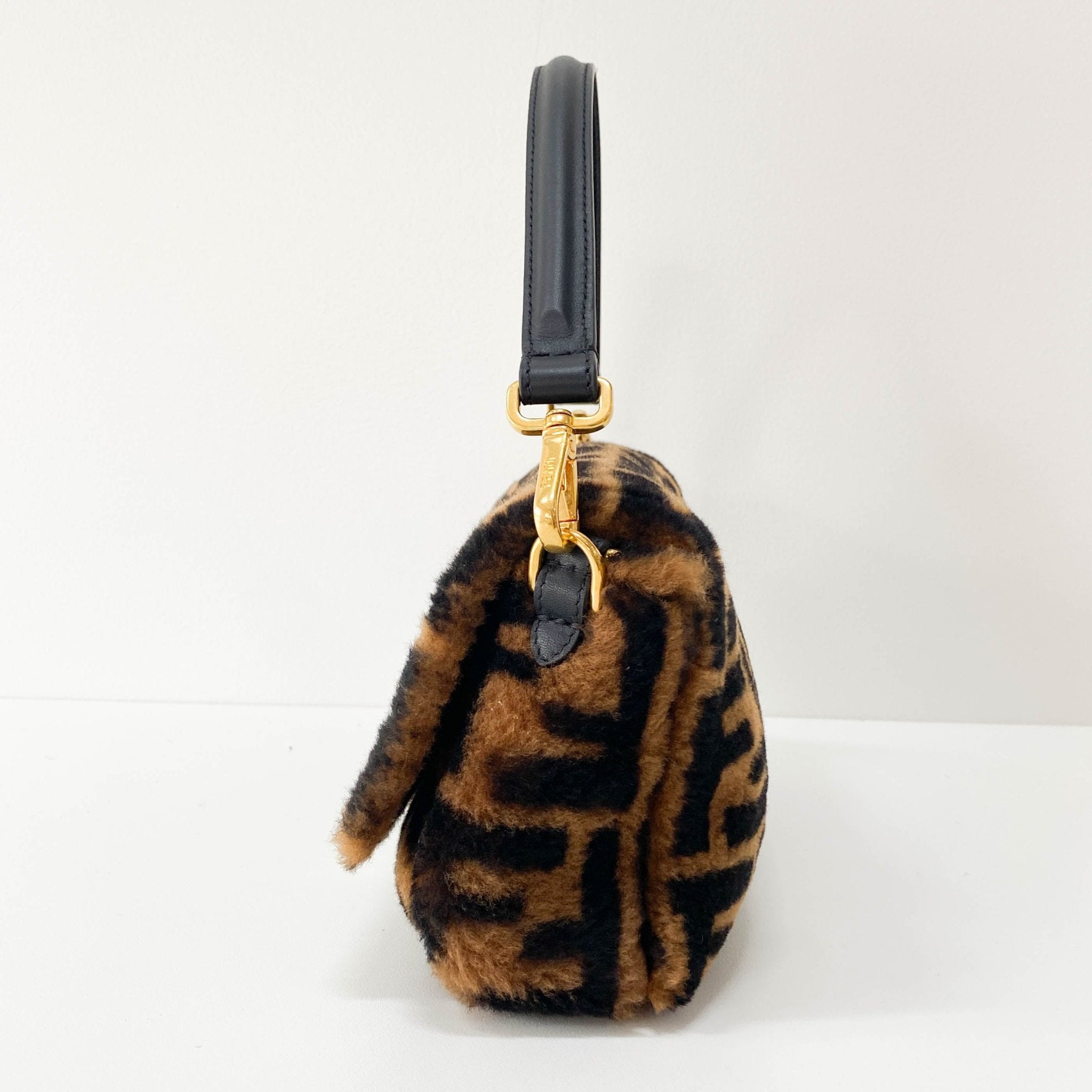 FENDI Baguette Sheep Fur Shoulder Bag, in , Sold by HIVE PRELOVED - Shoulder Bags, ,
