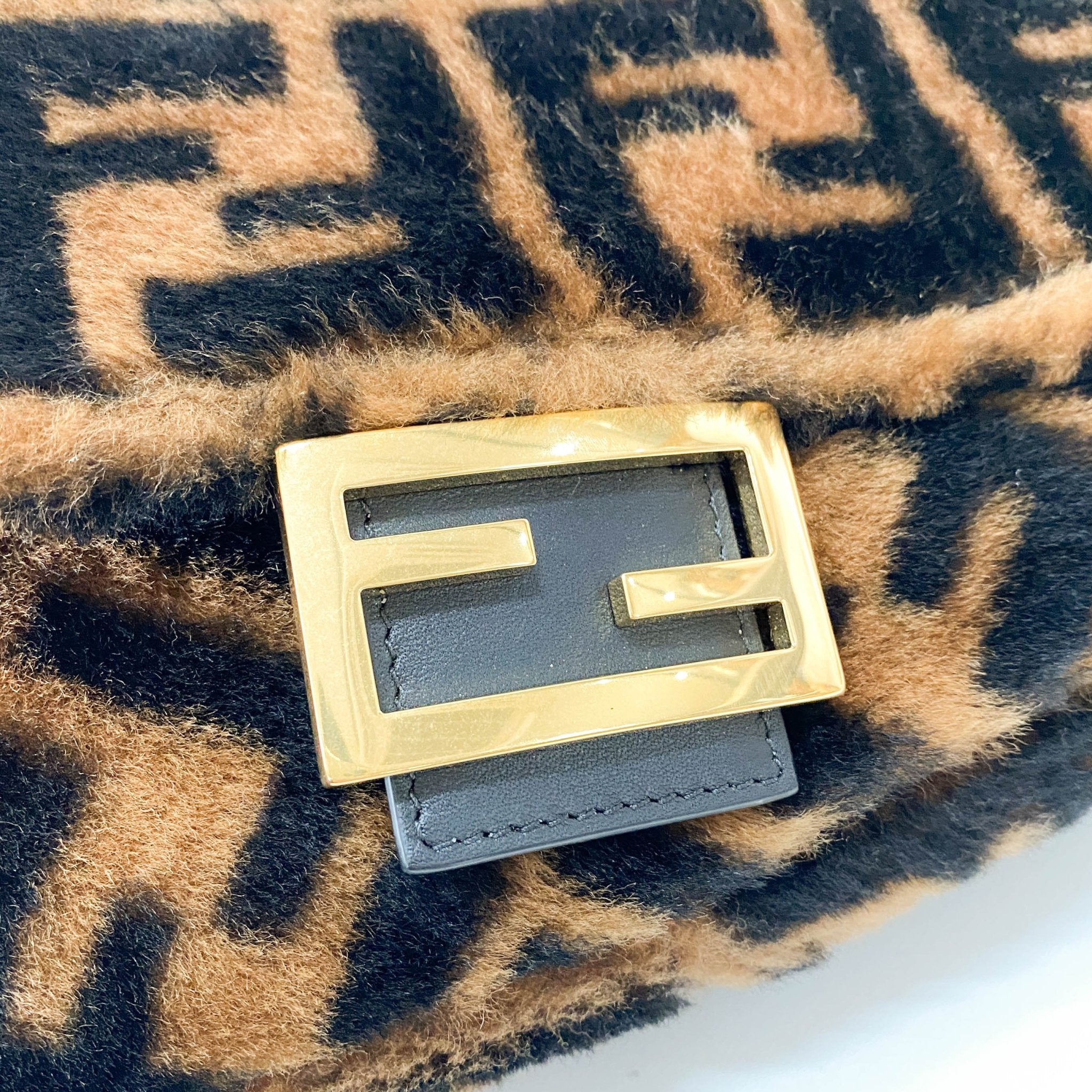 FENDI Baguette Sheep Fur Shoulder Bag, in , Sold by HIVE PRELOVED - Shoulder Bags, ,