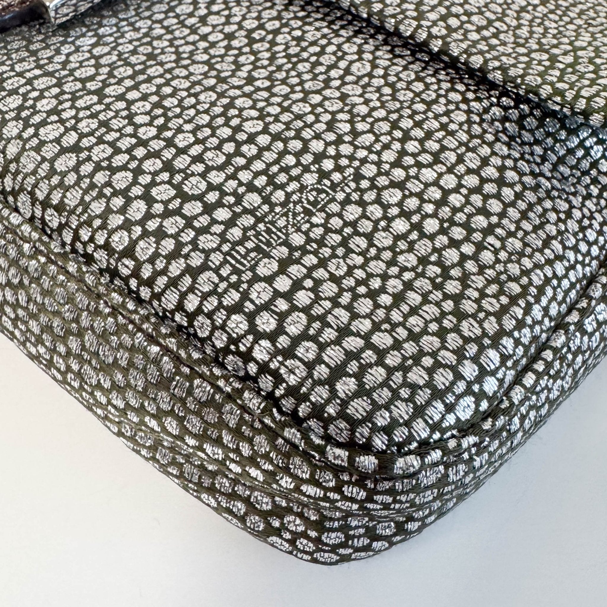 FENDI Baguette Silver Leather Shoulder Bag, in , Sold by HIVE PRELOVED - Shoulder Bags, ,