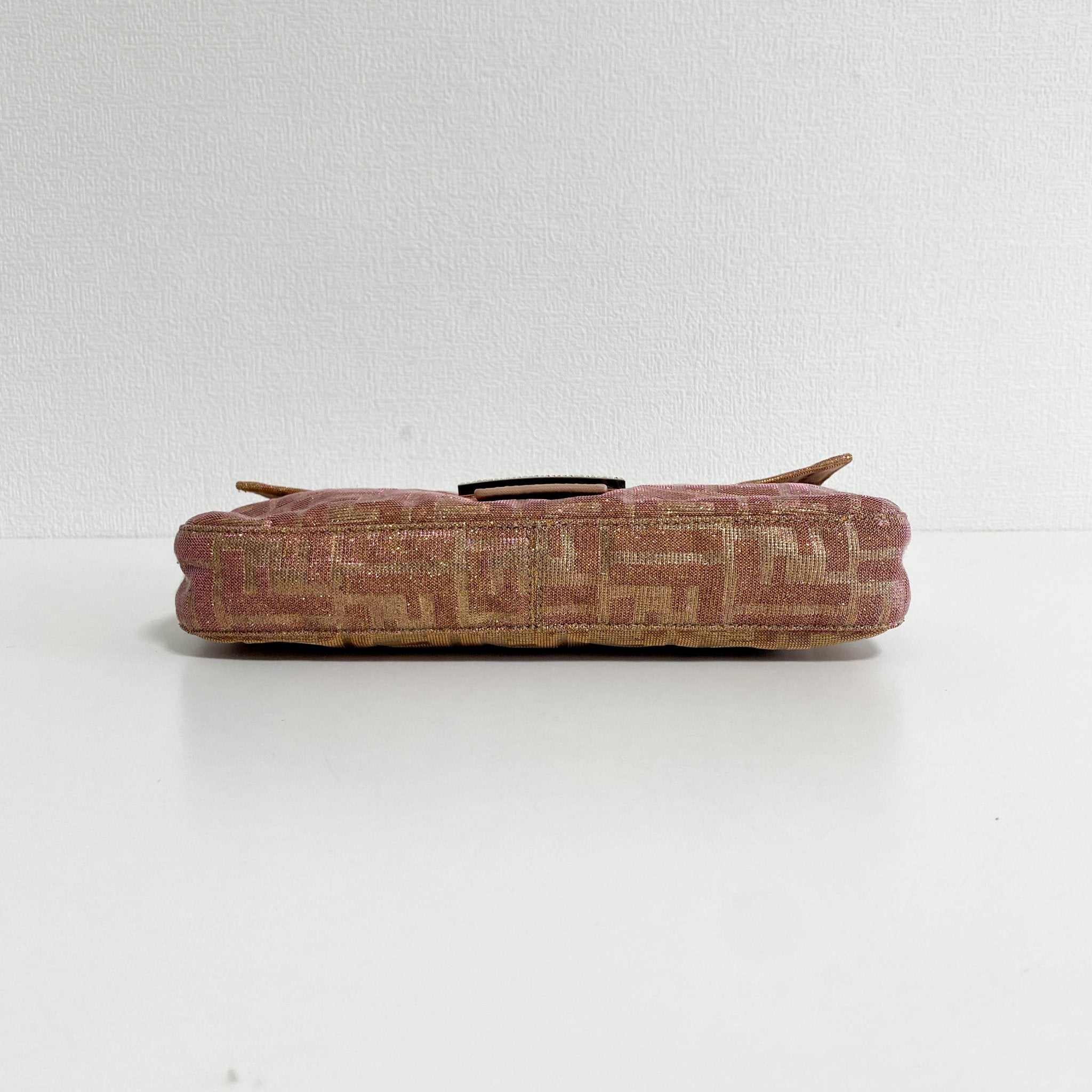 FENDI Baguette Sparkle Pink Canvas Shoulder Bag with Rhinestone Hardware, in , Sold by HIVE PRELOVED - Shoulder Bags, ,