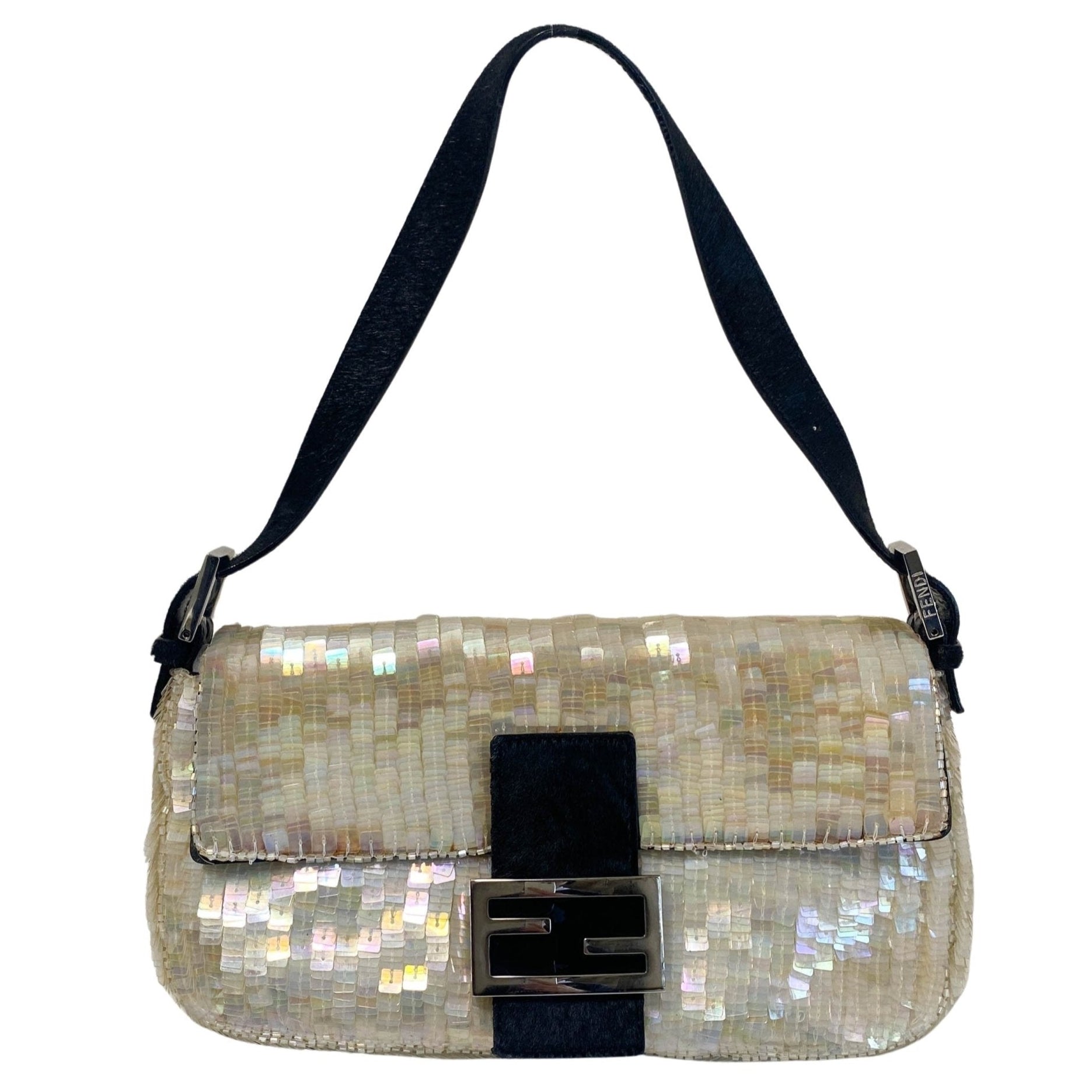 FENDI Baguette Sparkle Sequin Shoulder Bag, in , Sold by HIVE PRELOVED - Shoulder Bags, ,