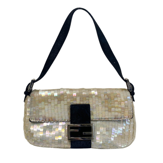 FENDI Baguette Sparkle Sequin Shoulder Bag, in , Sold by HIVE PRELOVED - Shoulder Bags, ,