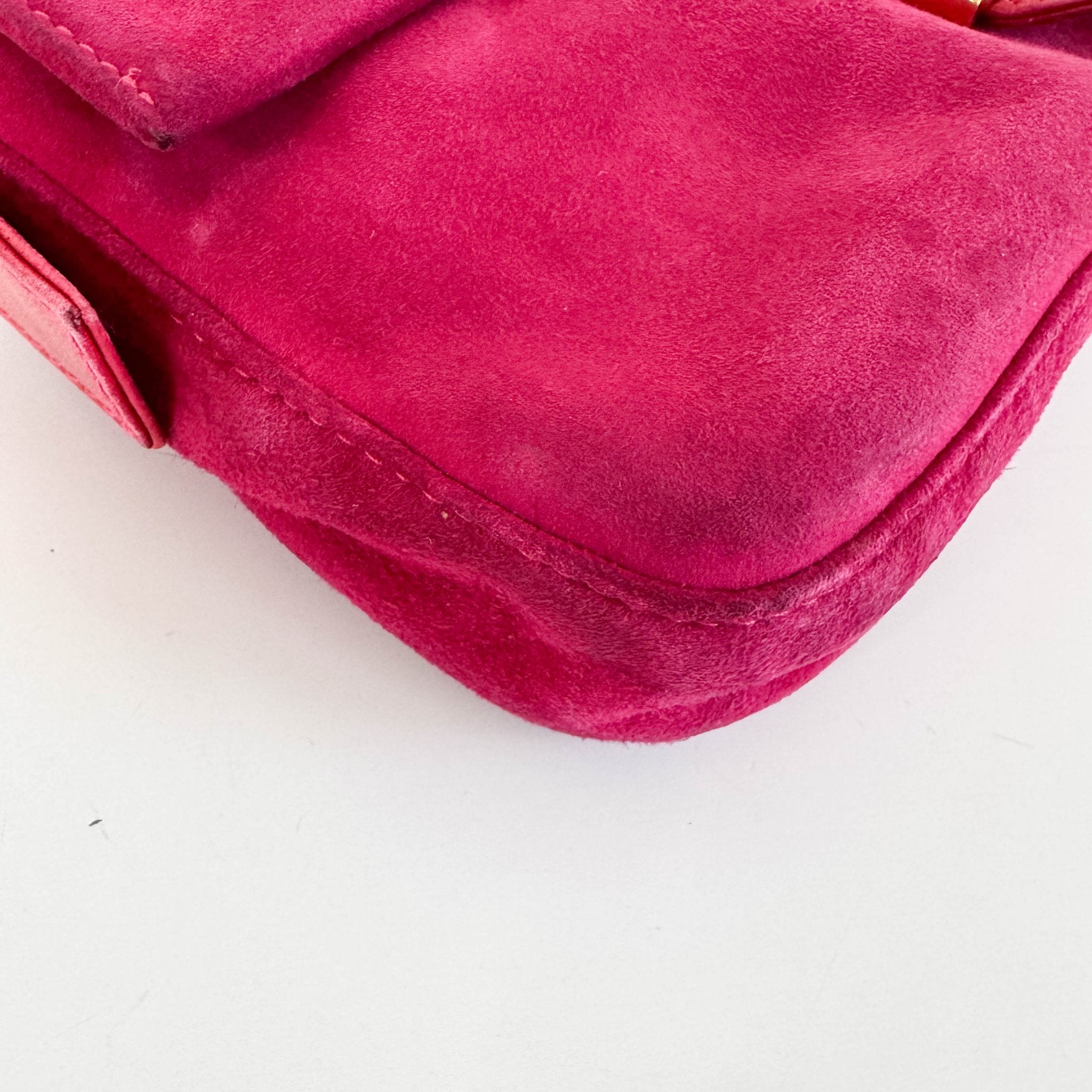 FENDI Baguette Suede Pink Shoulder Bag, in , Sold by HIVE PRELOVED - Shoulder Bags, ,