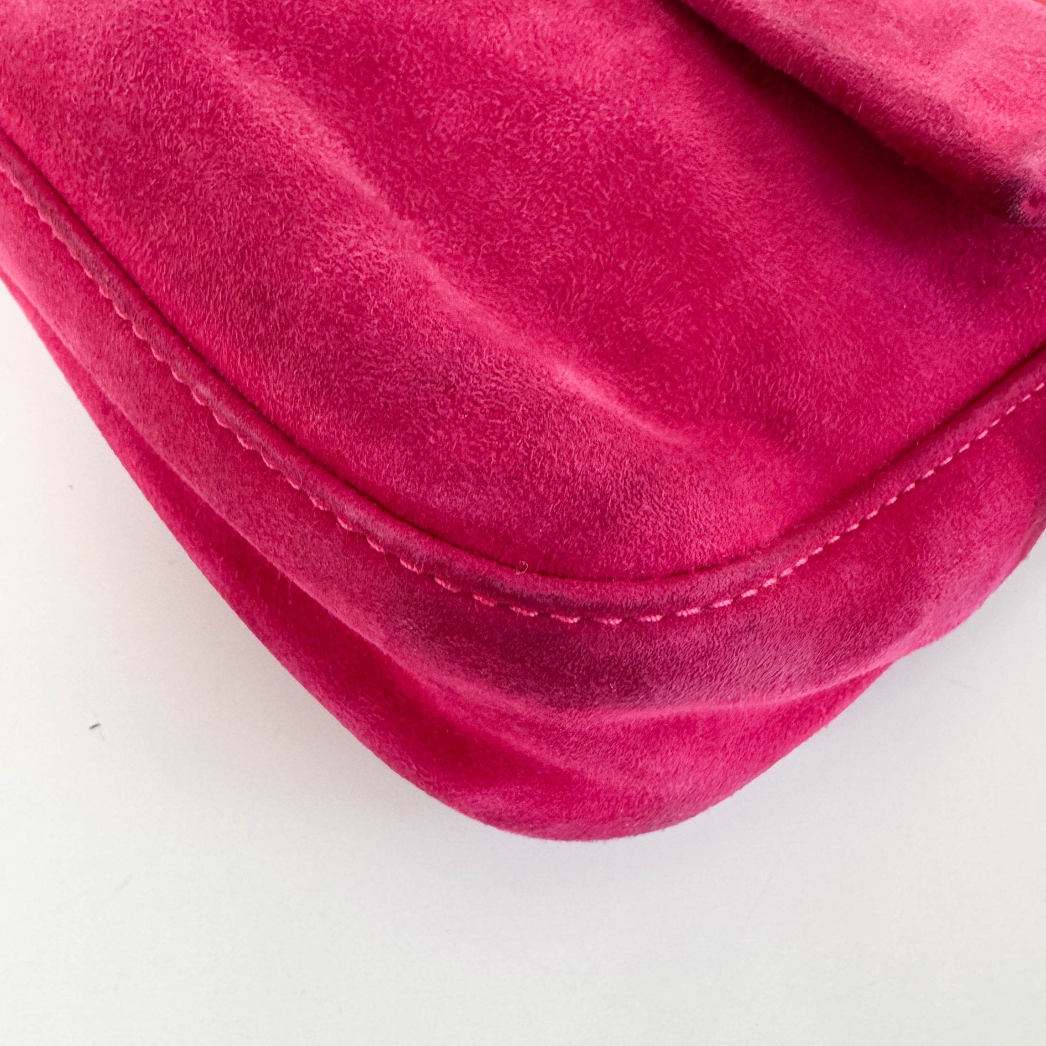 FENDI Baguette Suede Pink Shoulder Bag, in , Sold by HIVE PRELOVED - Shoulder Bags, ,