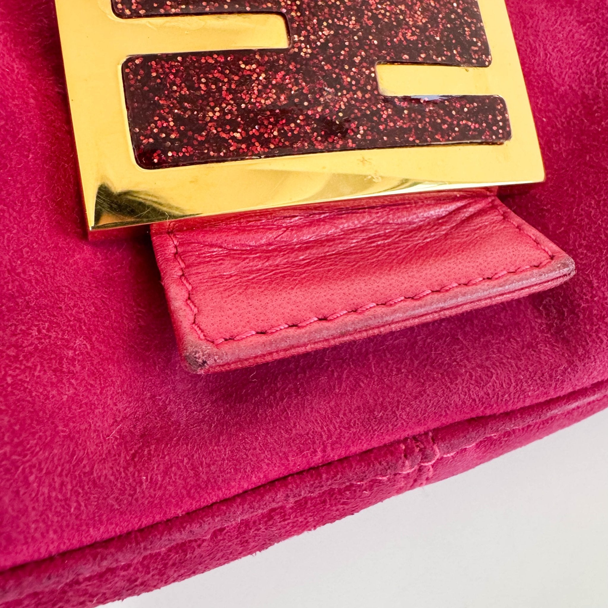 FENDI Baguette Suede Pink Shoulder Bag, in , Sold by HIVE PRELOVED - Shoulder Bags, ,