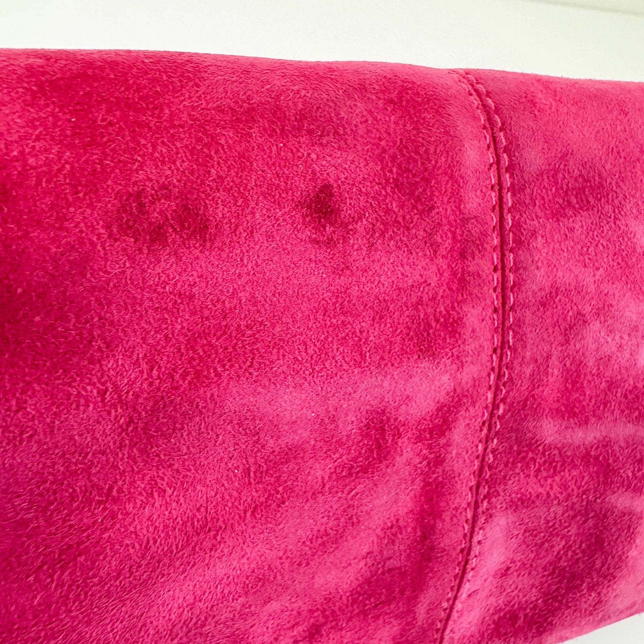 FENDI Baguette Suede Pink Shoulder Bag, in , Sold by HIVE PRELOVED - Shoulder Bags, ,