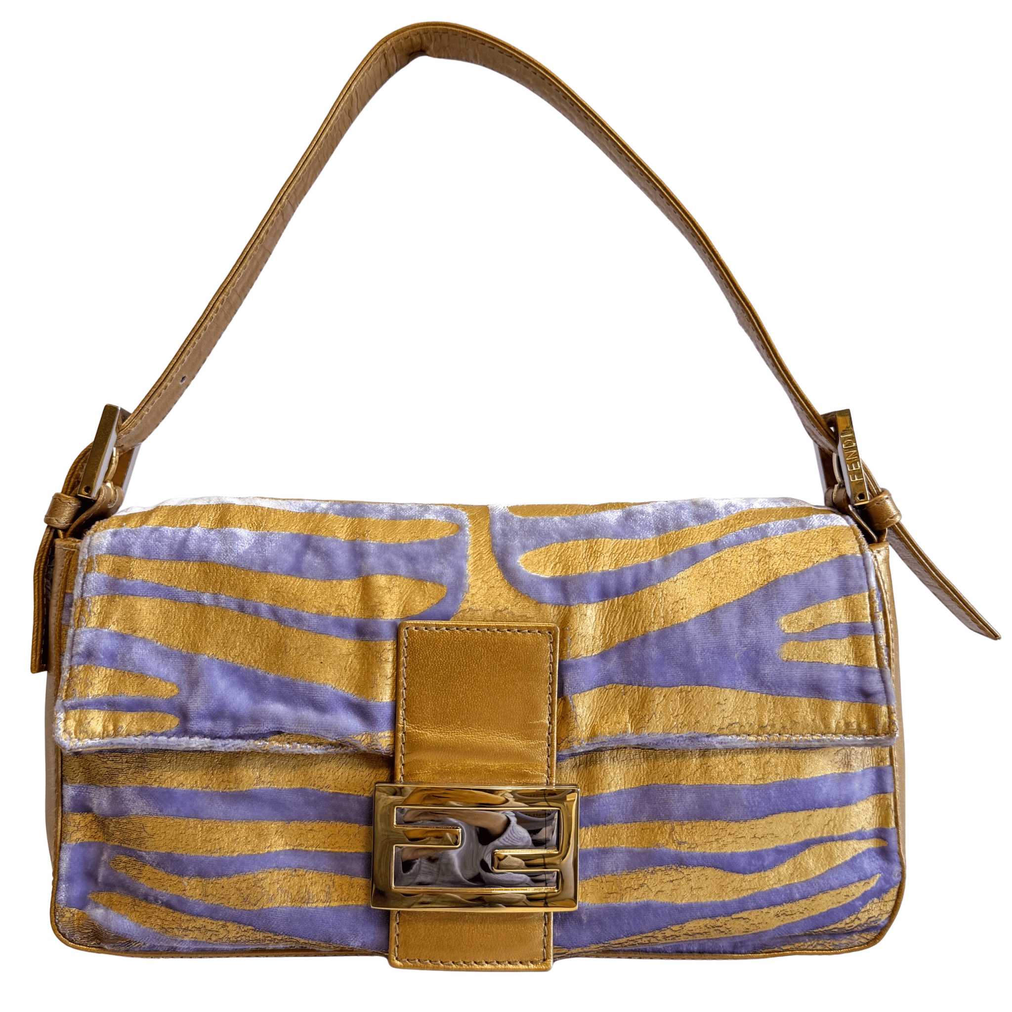 FENDI Baguette Velvet Zebra Design Shoulder Bag, in , Sold by HIVE PRELOVED - Shoulder Bags, ,