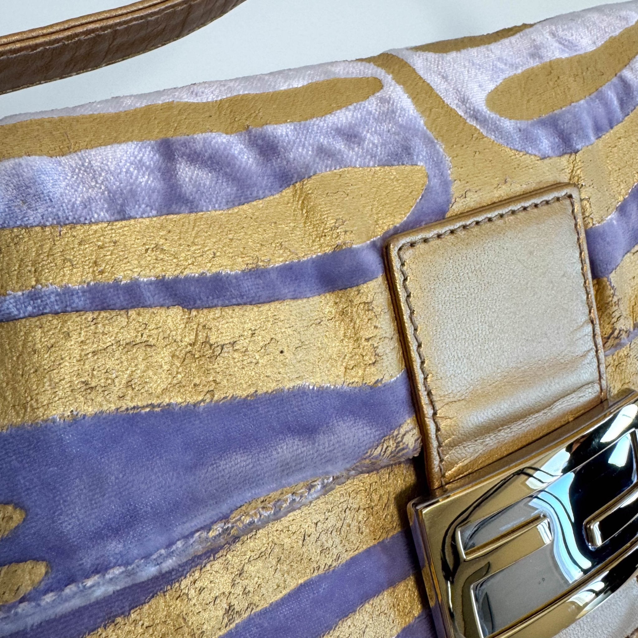 FENDI Baguette Velvet Zebra Design Shoulder Bag, in , Sold by HIVE PRELOVED - Shoulder Bags, ,