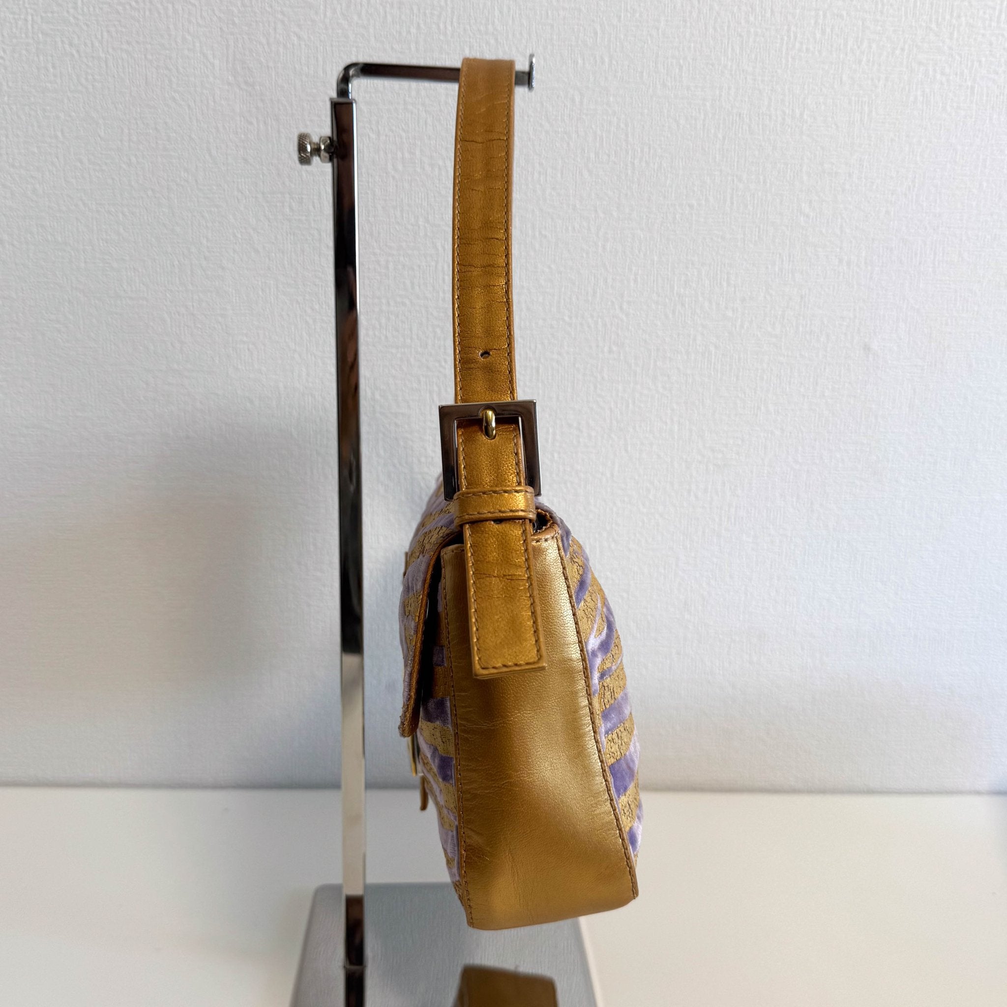 FENDI Baguette Velvet Zebra Design Shoulder Bag, in , Sold by HIVE PRELOVED - Shoulder Bags, ,