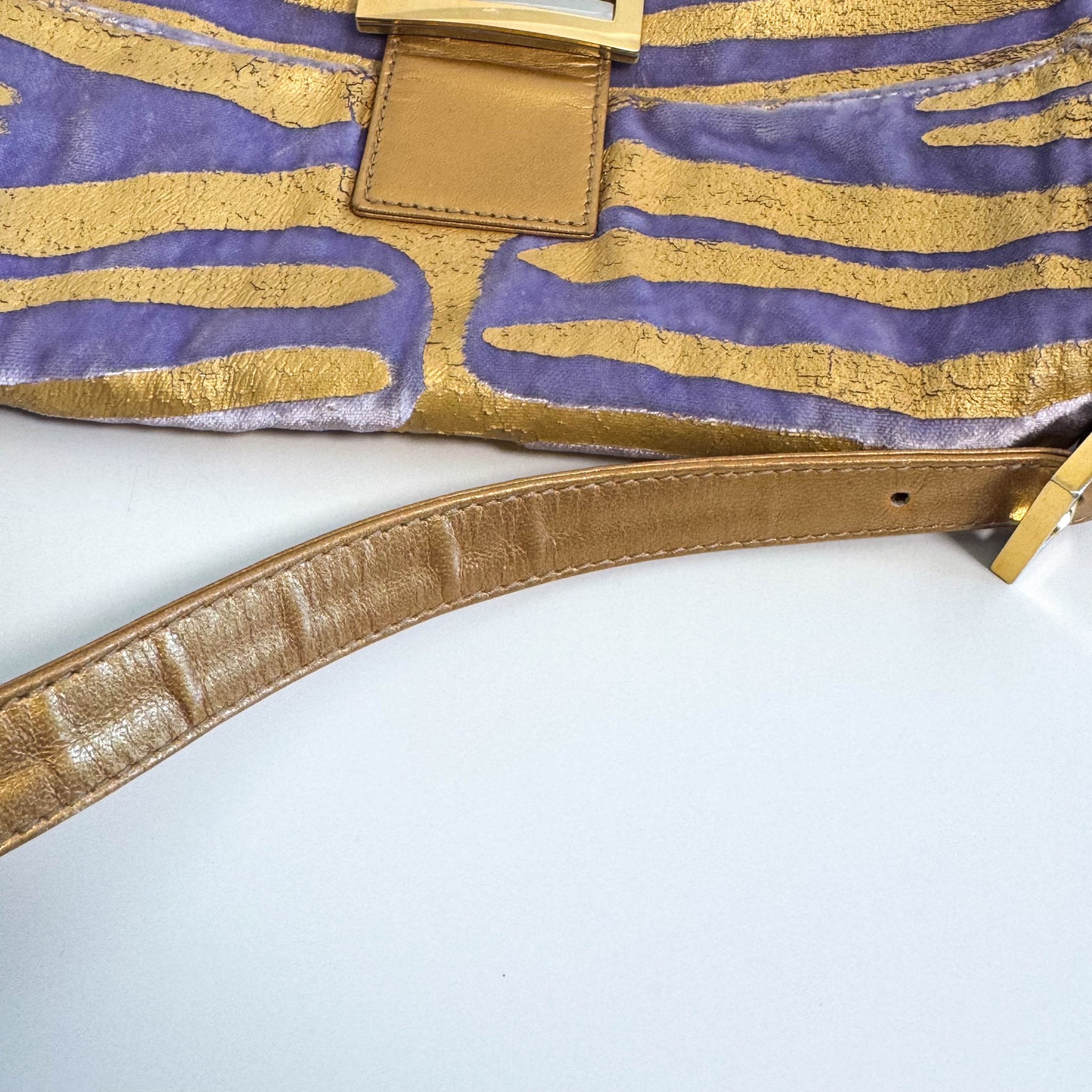 FENDI Baguette Velvet Zebra Design Shoulder Bag, in , Sold by HIVE PRELOVED - Shoulder Bags, ,