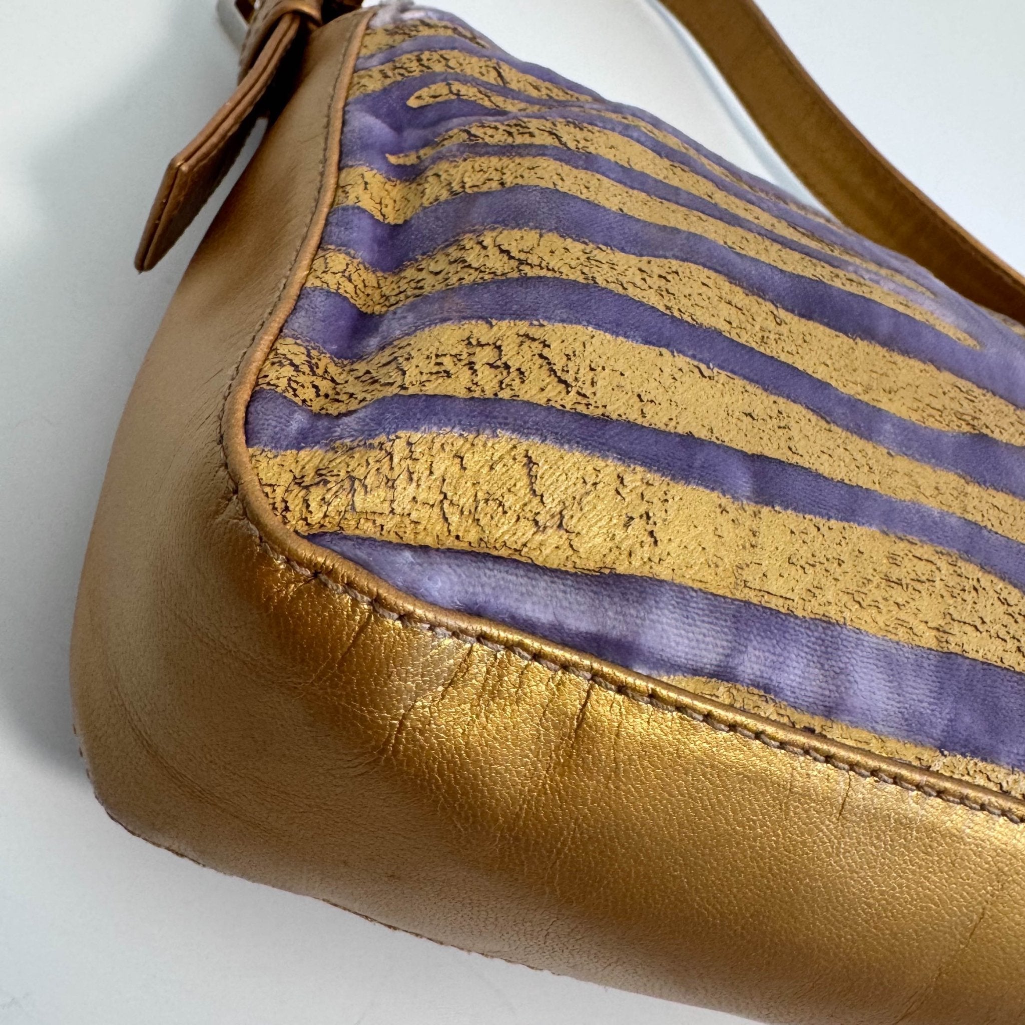 FENDI Baguette Velvet Zebra Design Shoulder Bag, in , Sold by HIVE PRELOVED - Shoulder Bags, ,