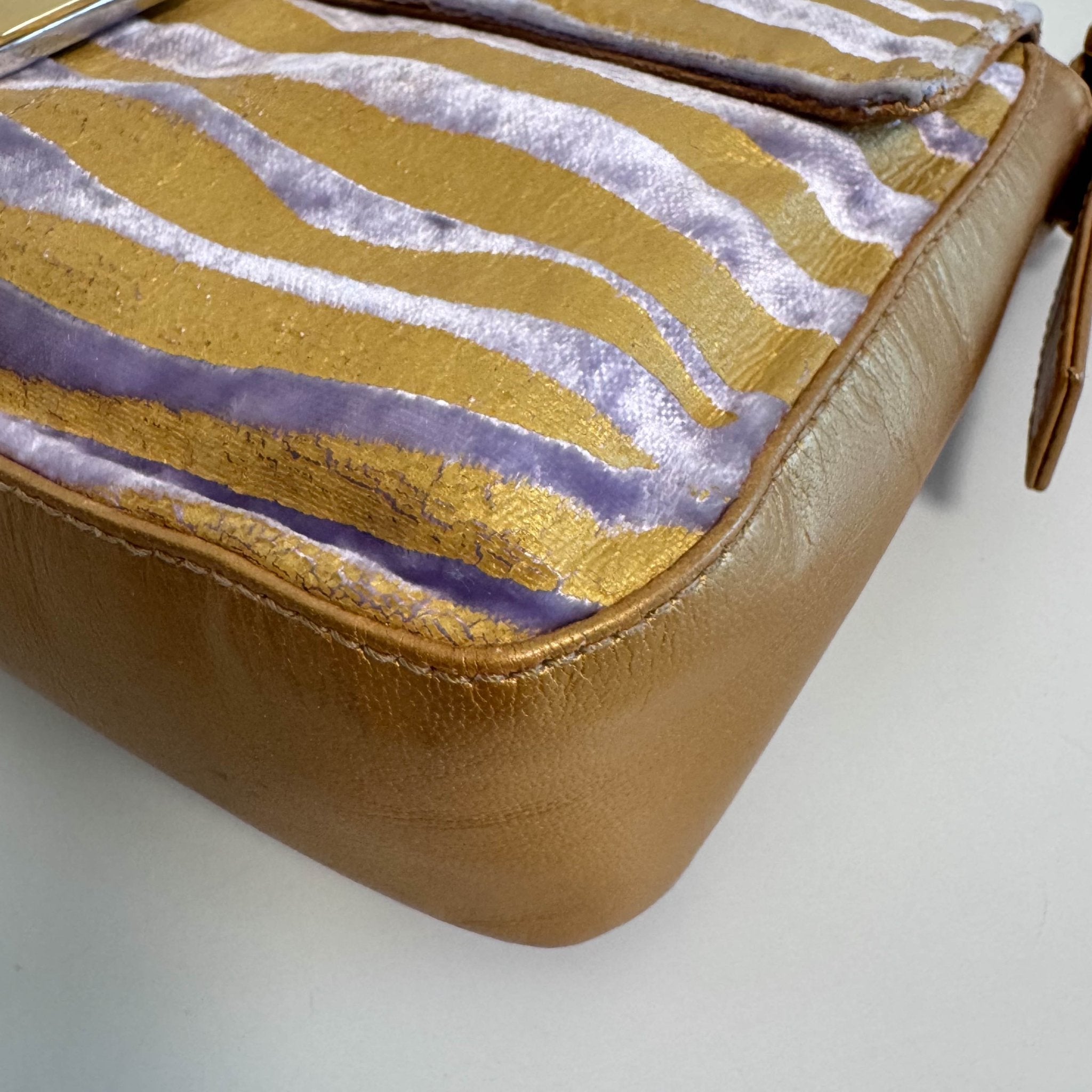 FENDI Baguette Velvet Zebra Design Shoulder Bag, in , Sold by HIVE PRELOVED - Shoulder Bags, ,