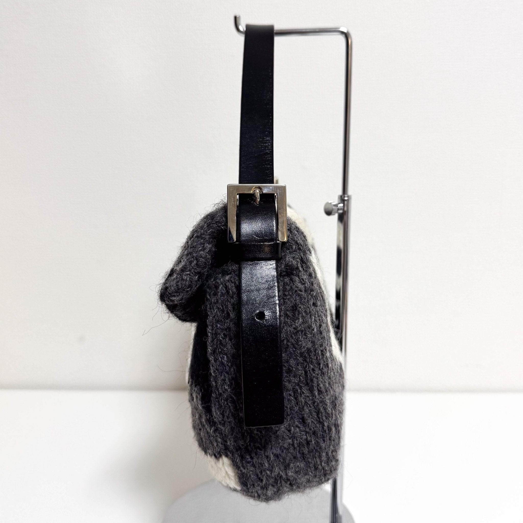 FENDI Baguette Wool Nordic Pattern Shoulder Bag, in , Sold by HIVE PRELOVED - Shoulder Bags, ,