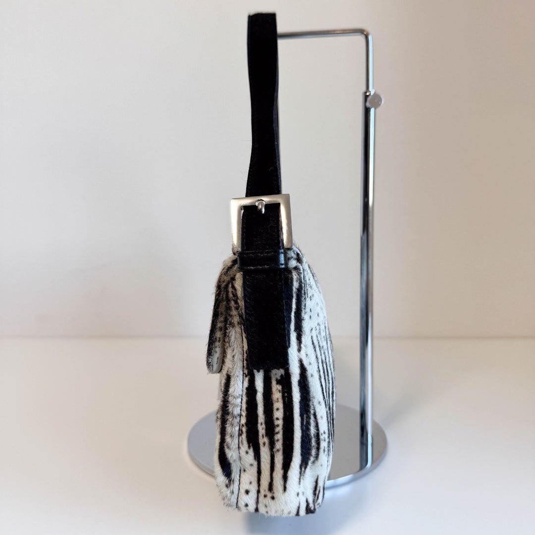 FENDI Baguette Zebra Pony Hair Shoulder Bag, in , Sold by HIVE PRELOVED - Shoulder Bags, ,