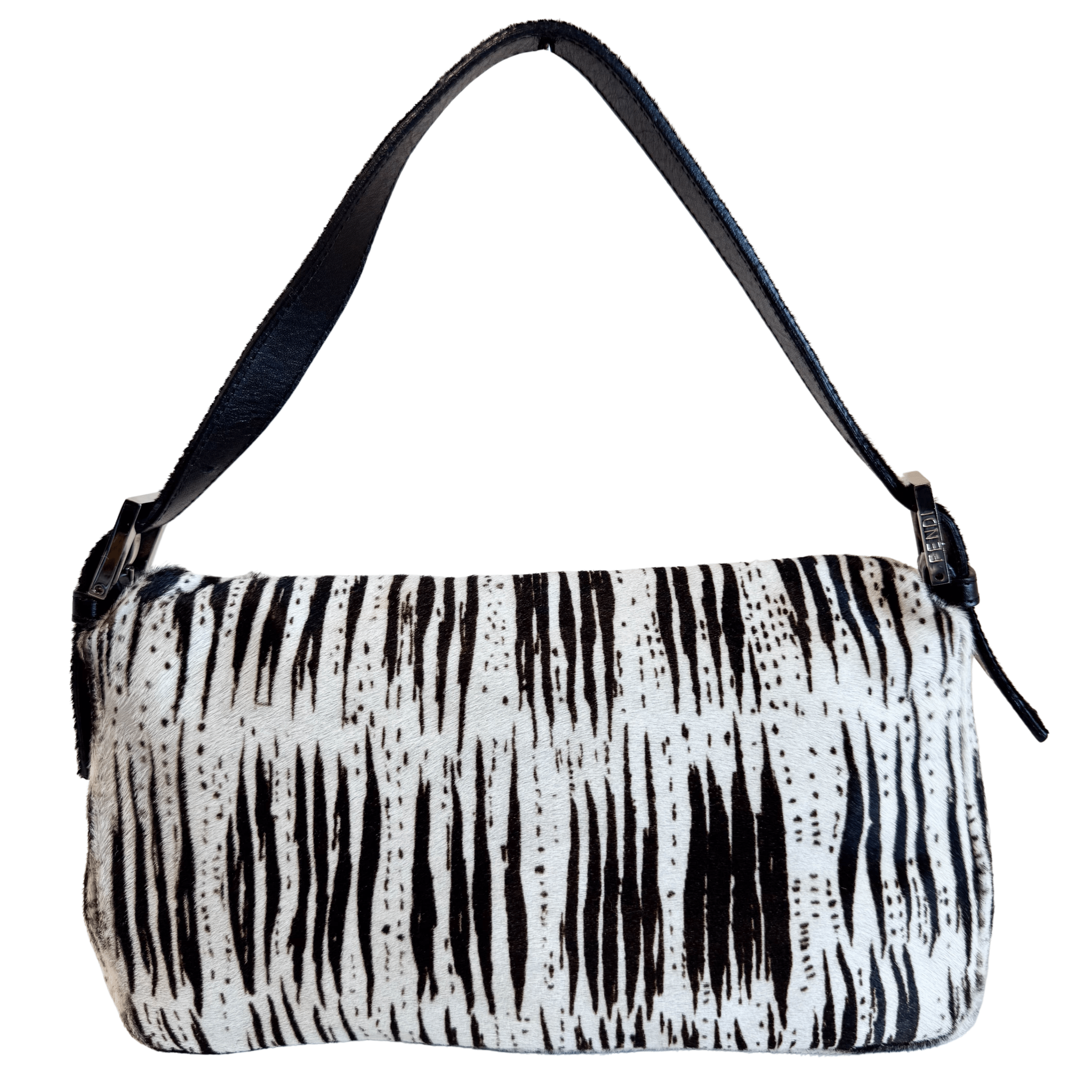 FENDI Baguette Zebra Pony Hair Shoulder Bag, in , Sold by HIVE PRELOVED - Shoulder Bags, ,