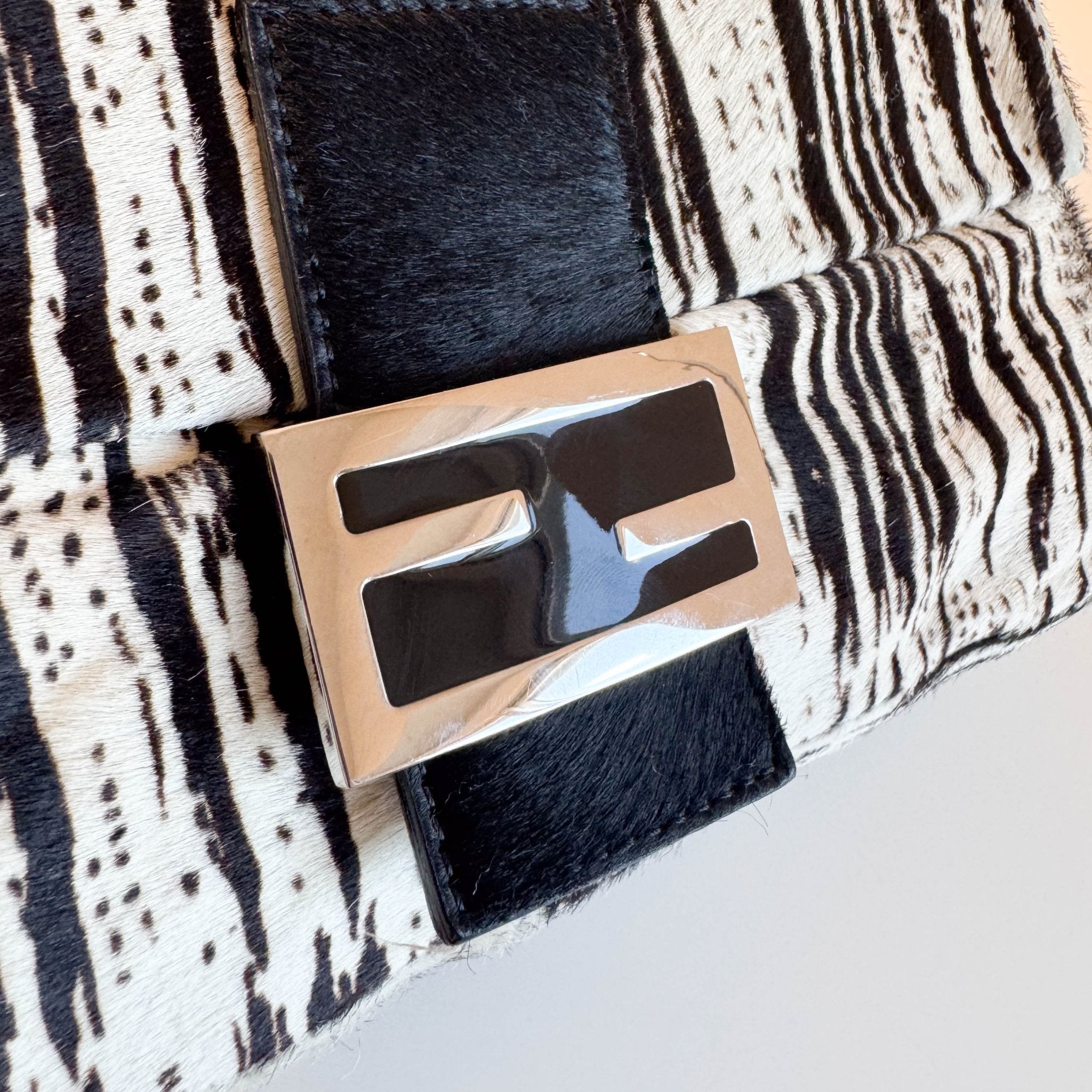 FENDI Baguette Zebra Pony Hair Shoulder Bag, in , Sold by HIVE PRELOVED - Shoulder Bags, ,