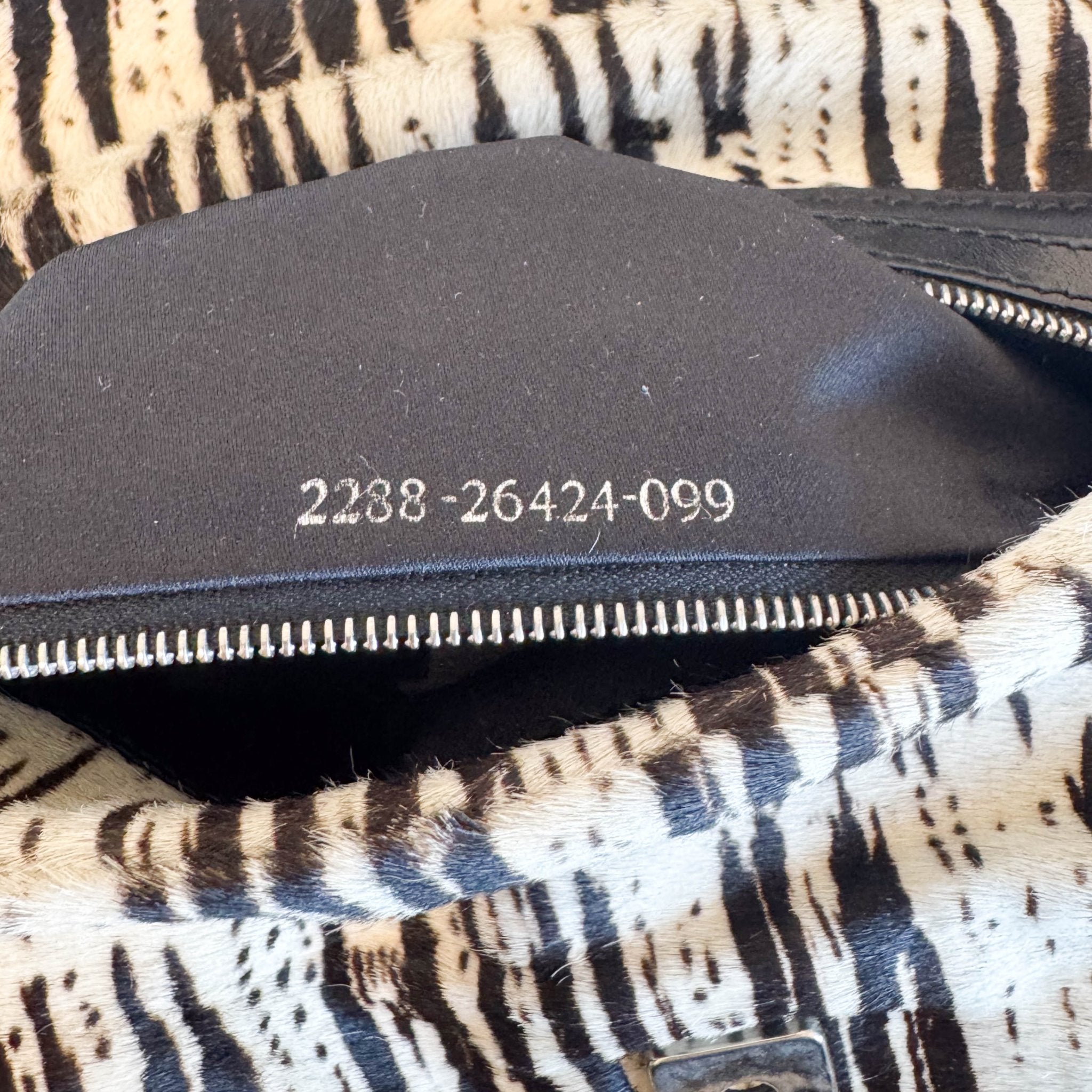 FENDI Baguette Zebra Pony Hair Shoulder Bag, in , Sold by HIVE PRELOVED - Shoulder Bags, ,