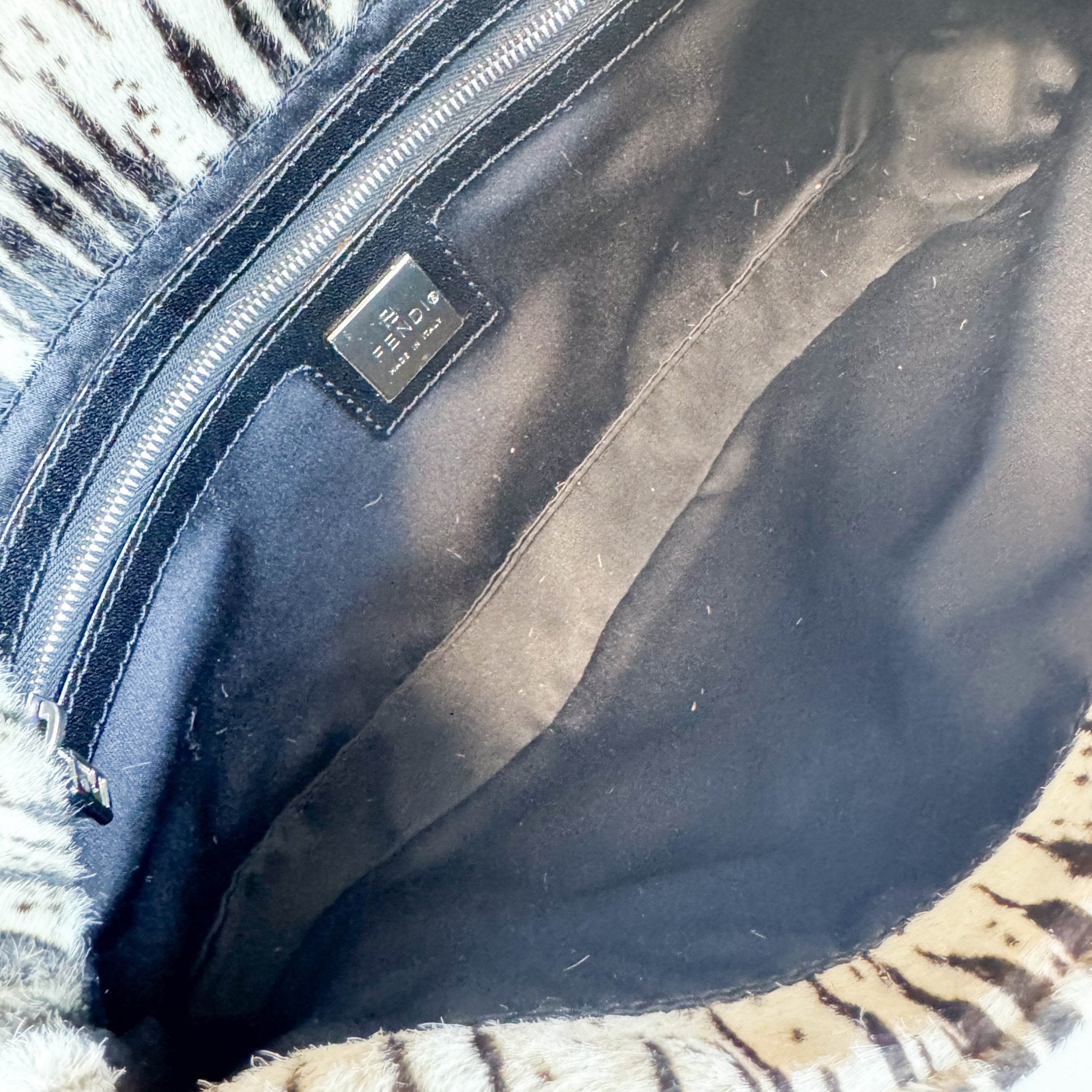FENDI Baguette Zebra Pony Hair Shoulder Bag, in , Sold by HIVE PRELOVED - Shoulder Bags, ,