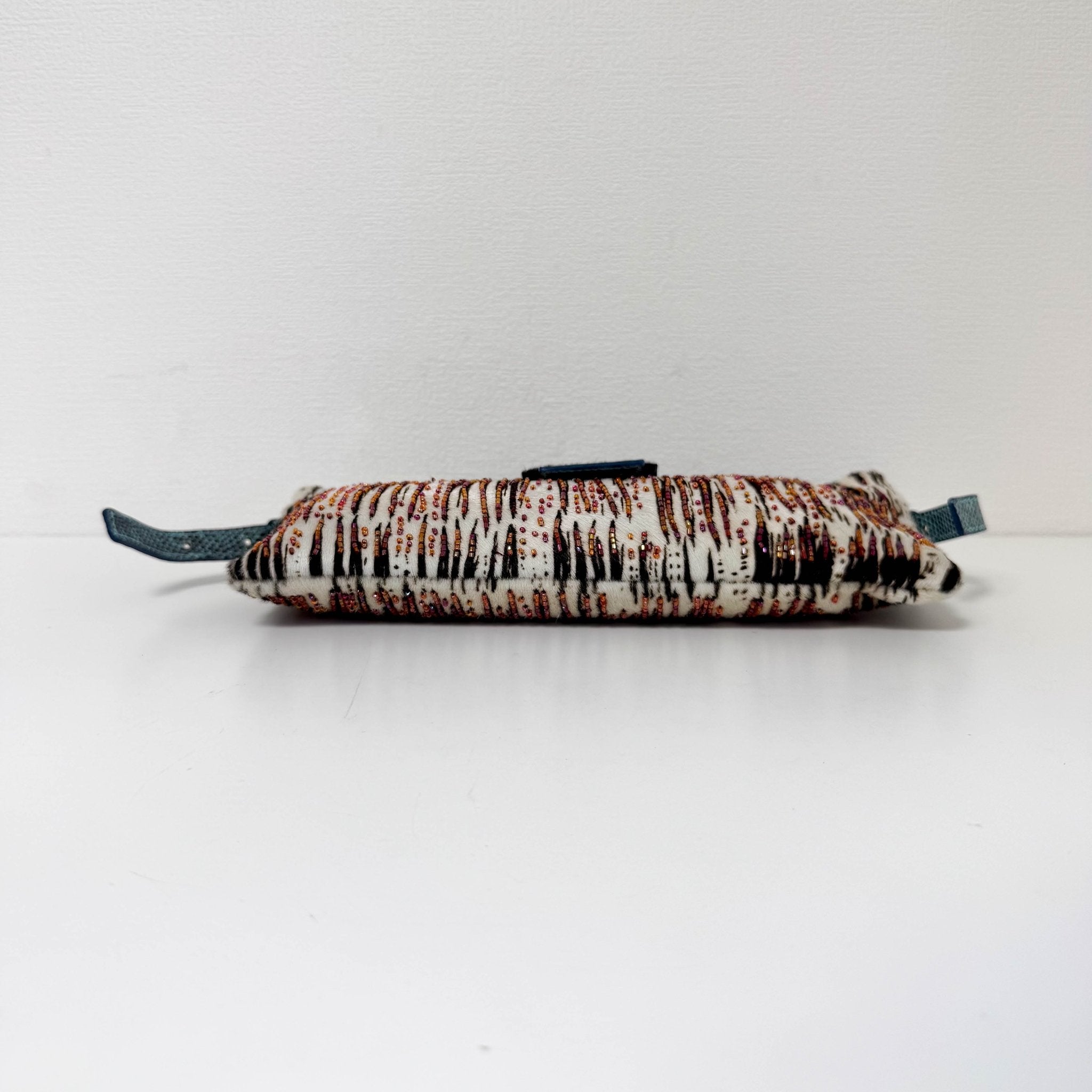 FENDI Baguette Zebra Pony Hair with Beaded Shoulder Bag, in , Sold by HIVE PRELOVED - Shoulder Bags, ,