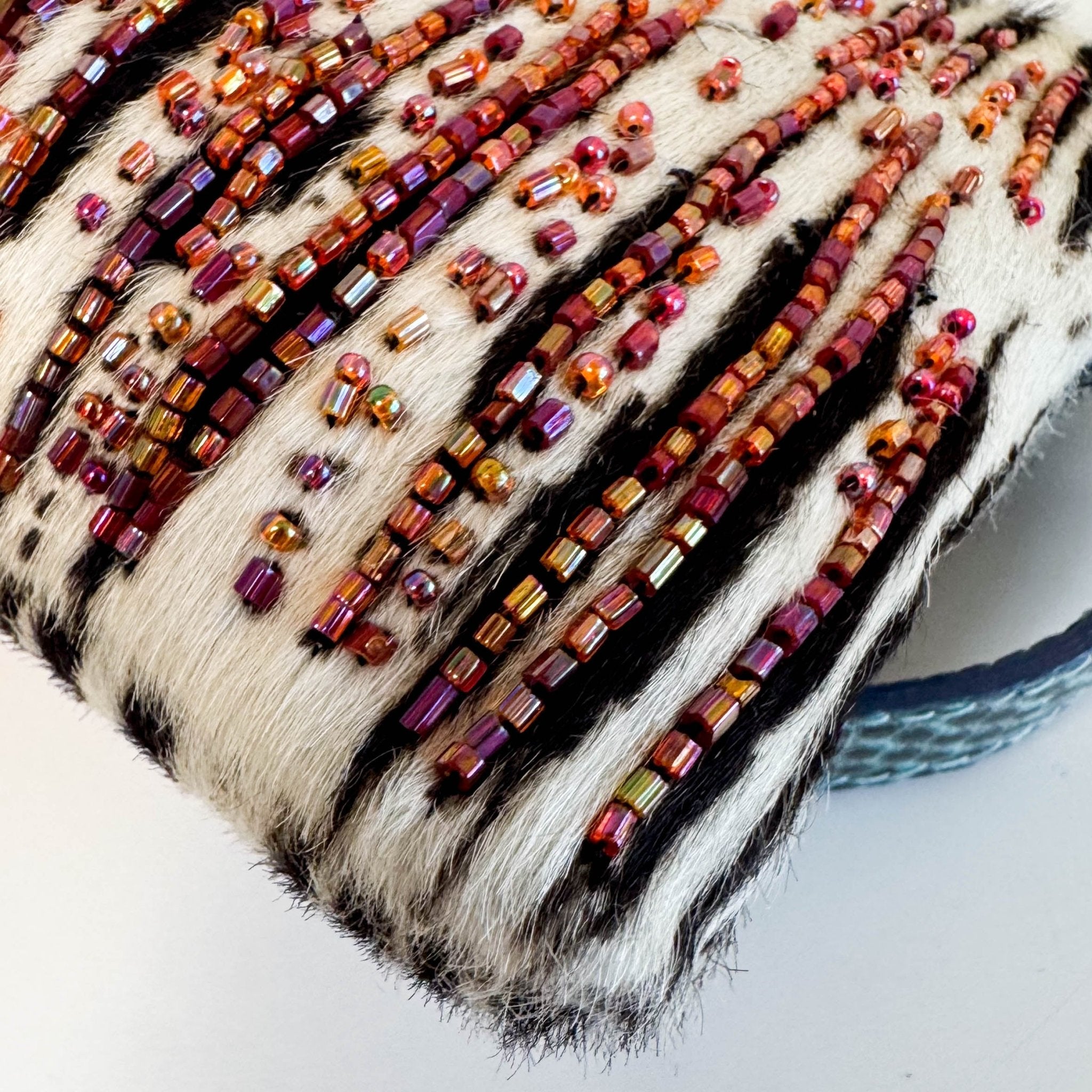 FENDI Baguette Zebra Pony Hair with Beaded Shoulder Bag, in , Sold by HIVE PRELOVED - Shoulder Bags, ,