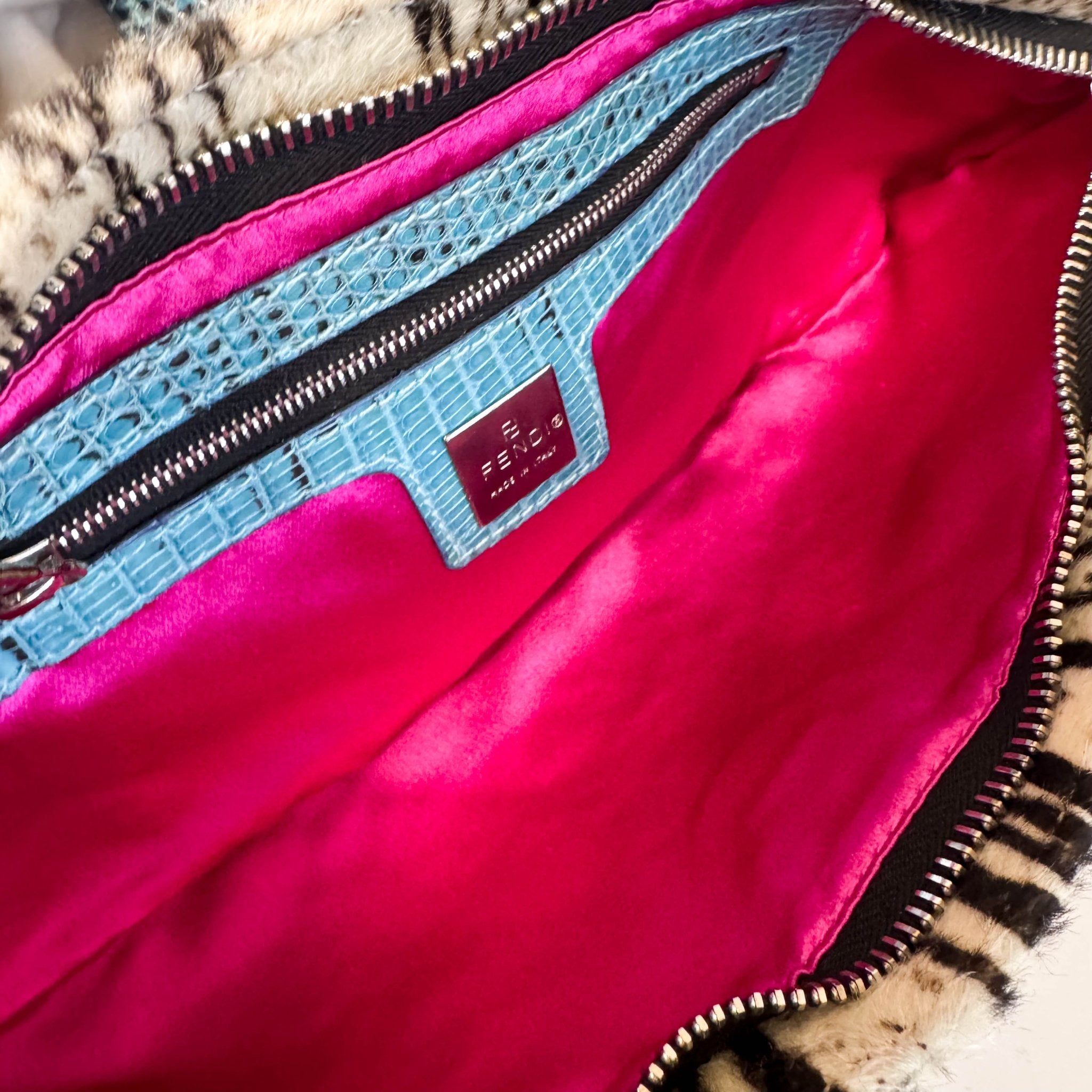 FENDI Baguette Zebra Pony Hair with Beaded Shoulder Bag, in , Sold by HIVE PRELOVED - Shoulder Bags, ,